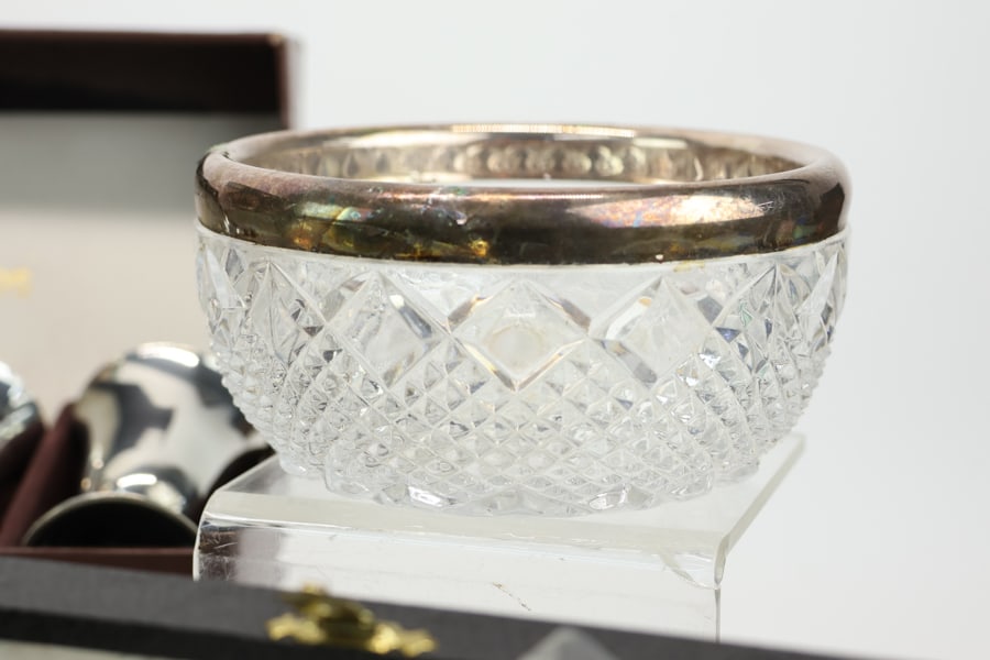 Group of Assorted Silver Plated Table Articles - 7