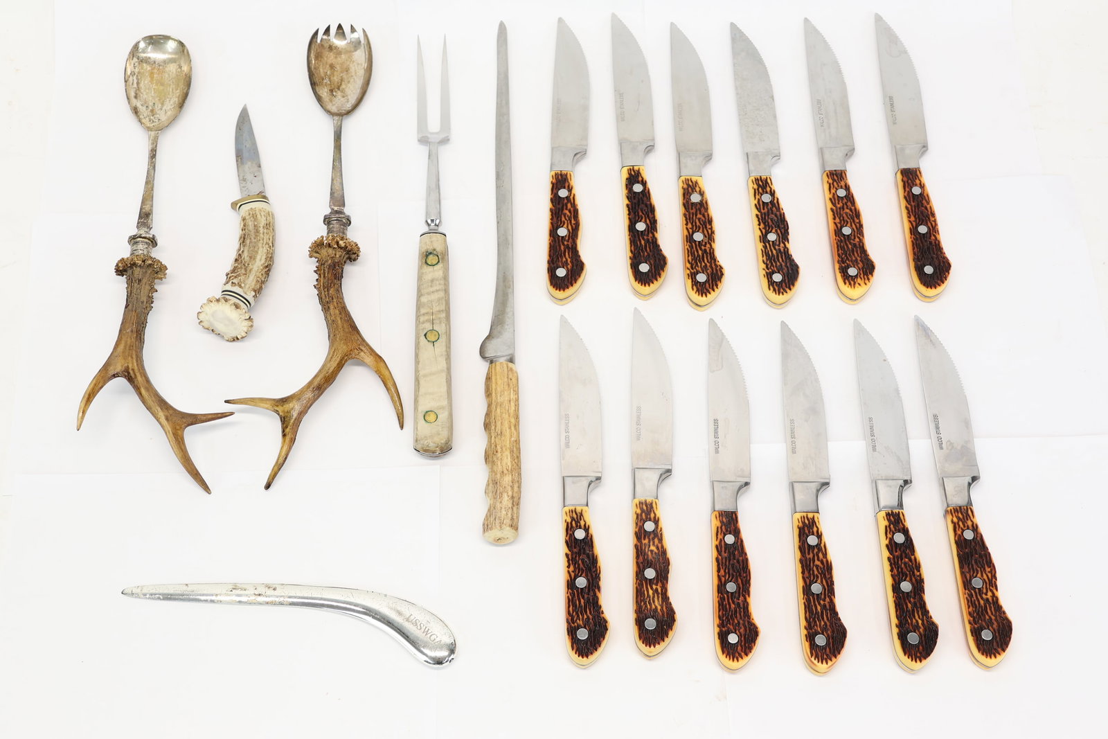 Group of Bone and Antler Handled Utensils (1 of 5)