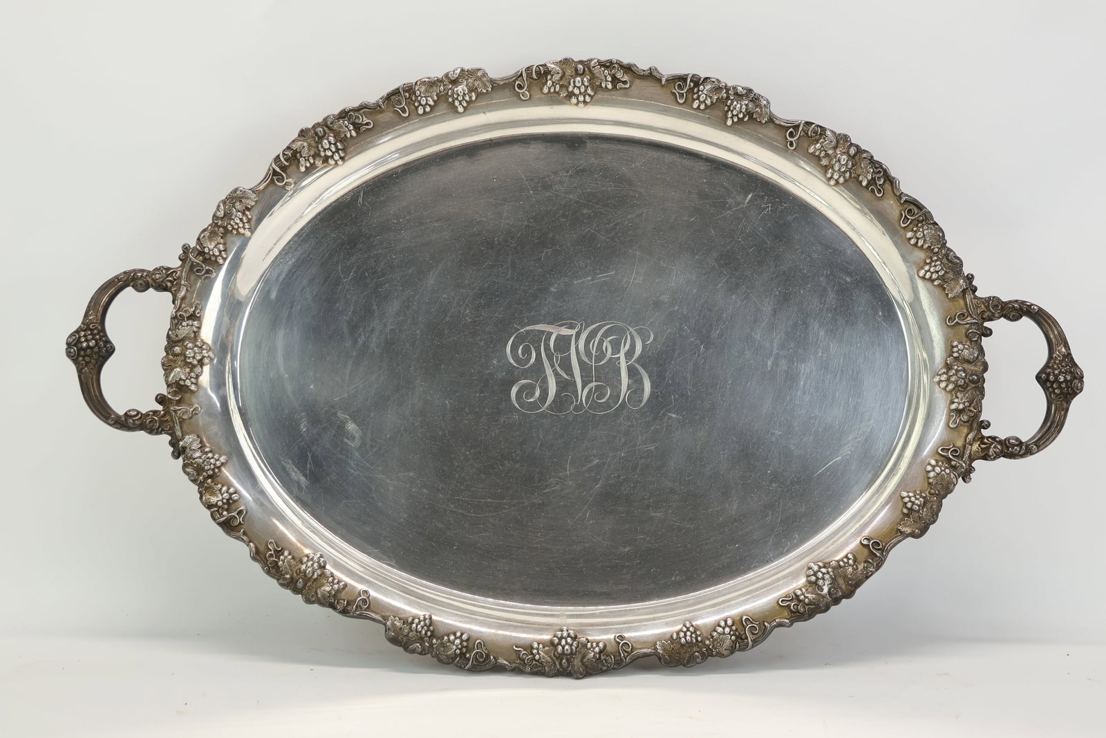 Two Silver Plated Serving Trays - 2