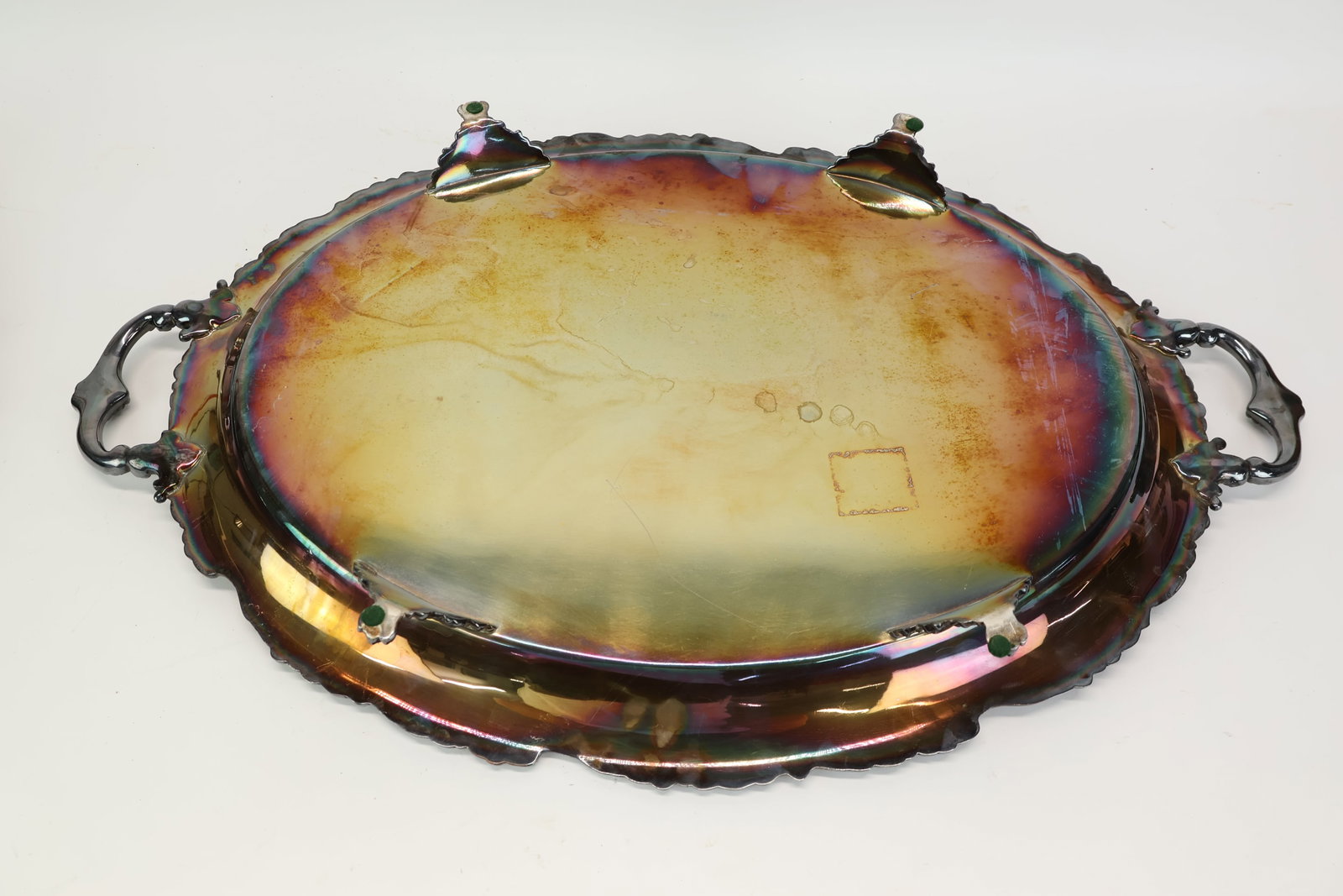 Two Silver Plated Serving Trays - 6