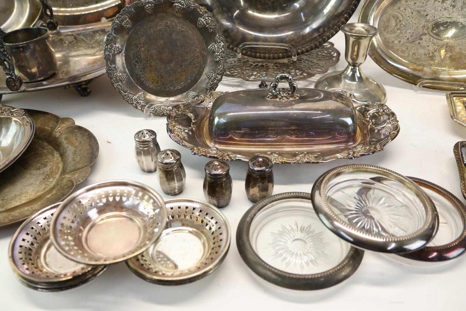 Group of Assorted Silverplated Table Articles - 2