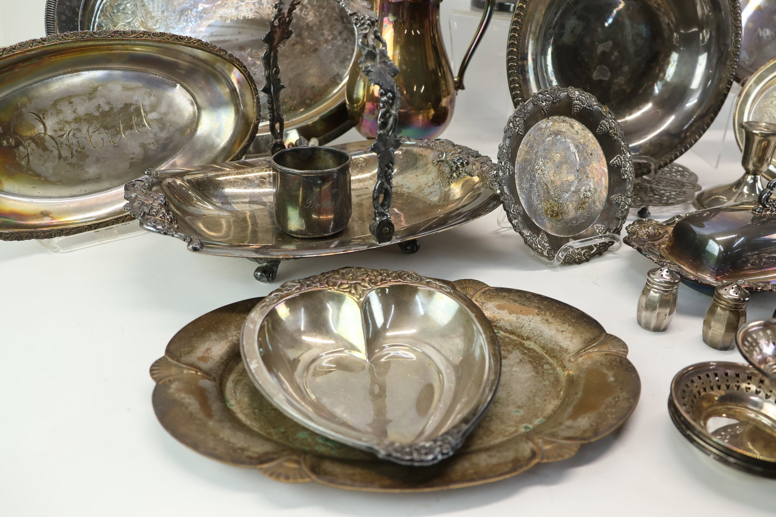 Group of Assorted Silverplated Table Articles - 3