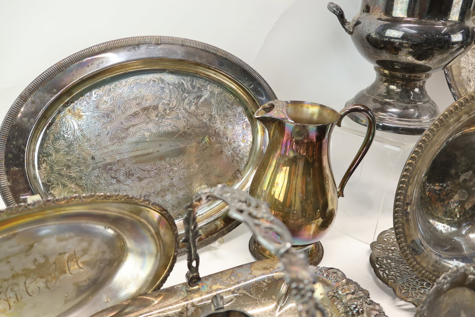 Group of Assorted Silverplated Table Articles - 4
