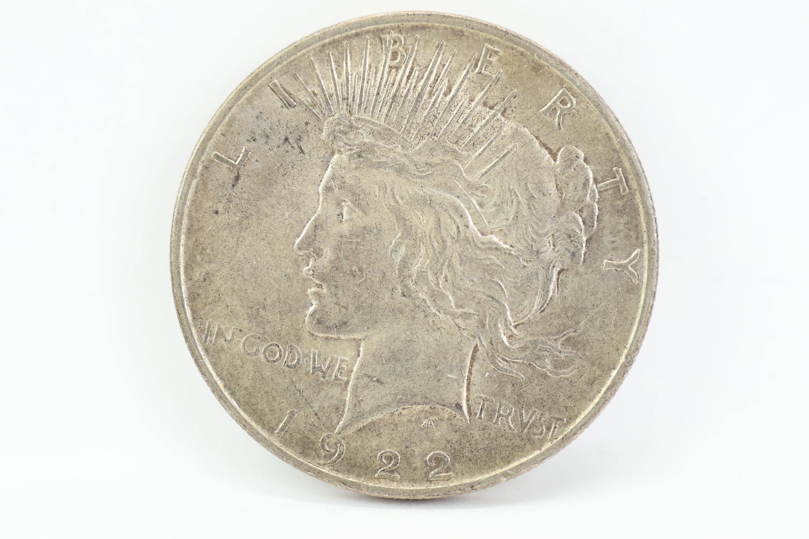 Three Silver Peace Dollar Coins - 2