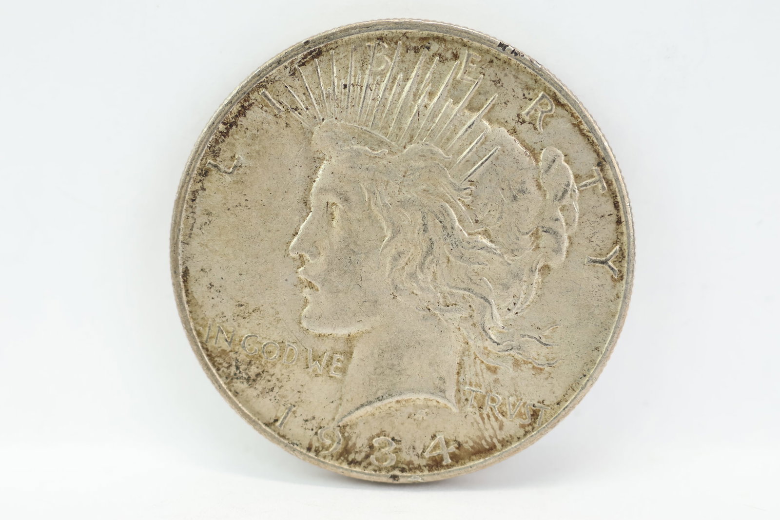 Three Silver Peace Dollar Coins - 4