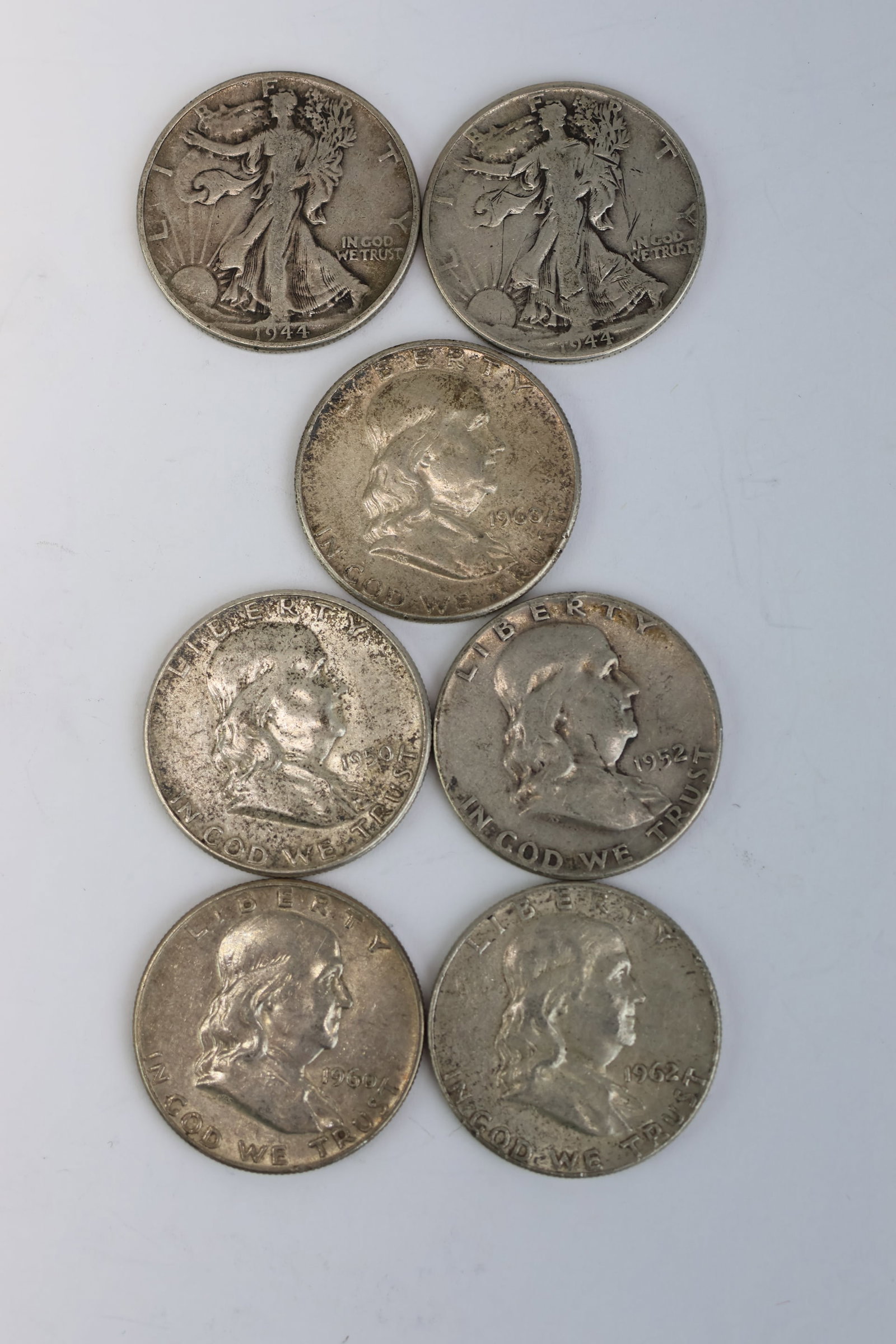 Two Silver Walking Liberty Half Dollar Coins (1 of 11)