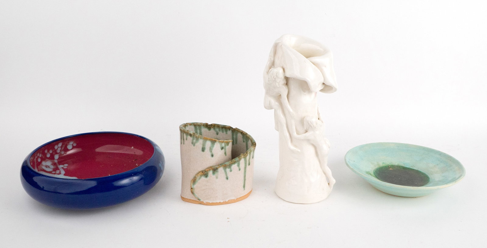 Four Art Pottery Table Articles - 2