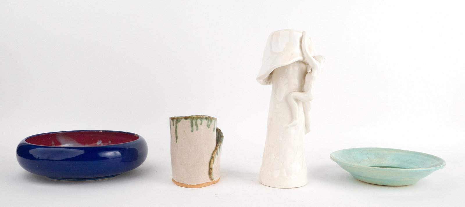 Four Art Pottery Table Articles - 8