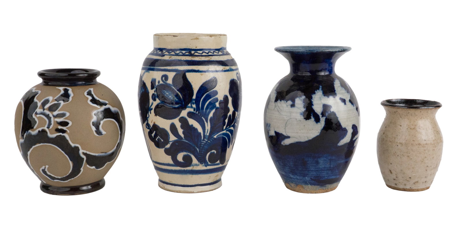Four Art Pottery Vases (1 of 6)