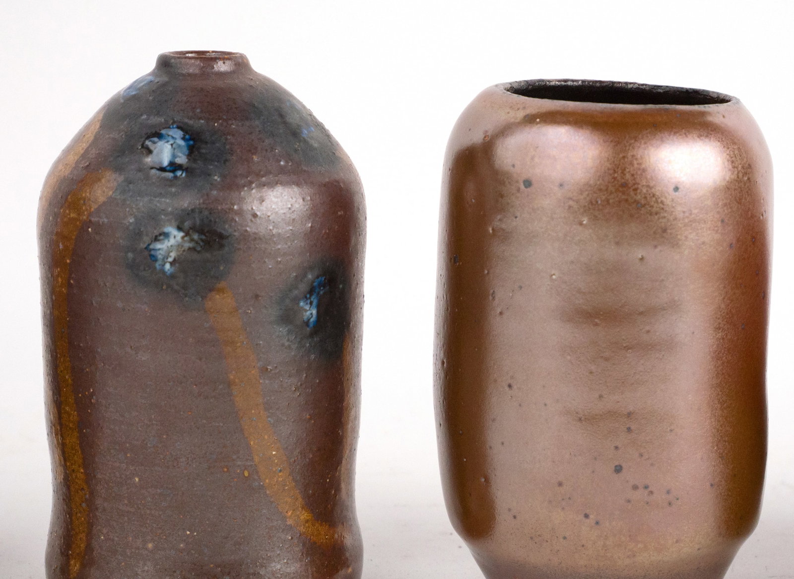 Seven Small Art Pottery Table Articles - 3