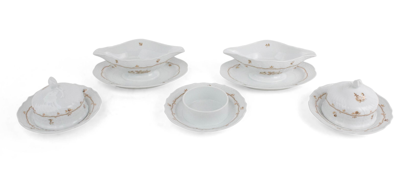 Two Hutschenreuther Dresden Meersburg Sauce Boats (1 of 6)