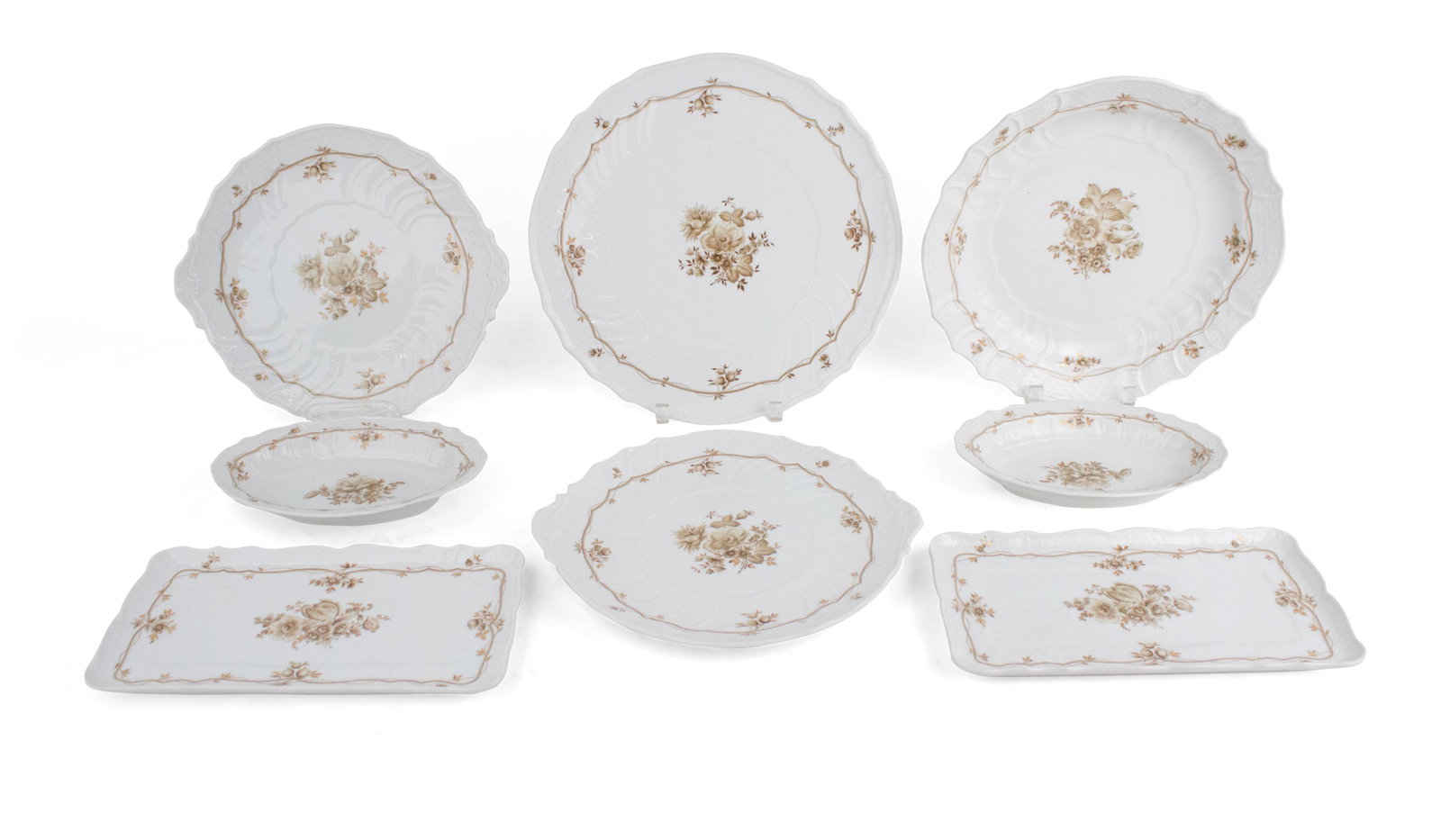 Eight Hutschenreuther Dresden Meersburg Serving Platters (1 of 7)