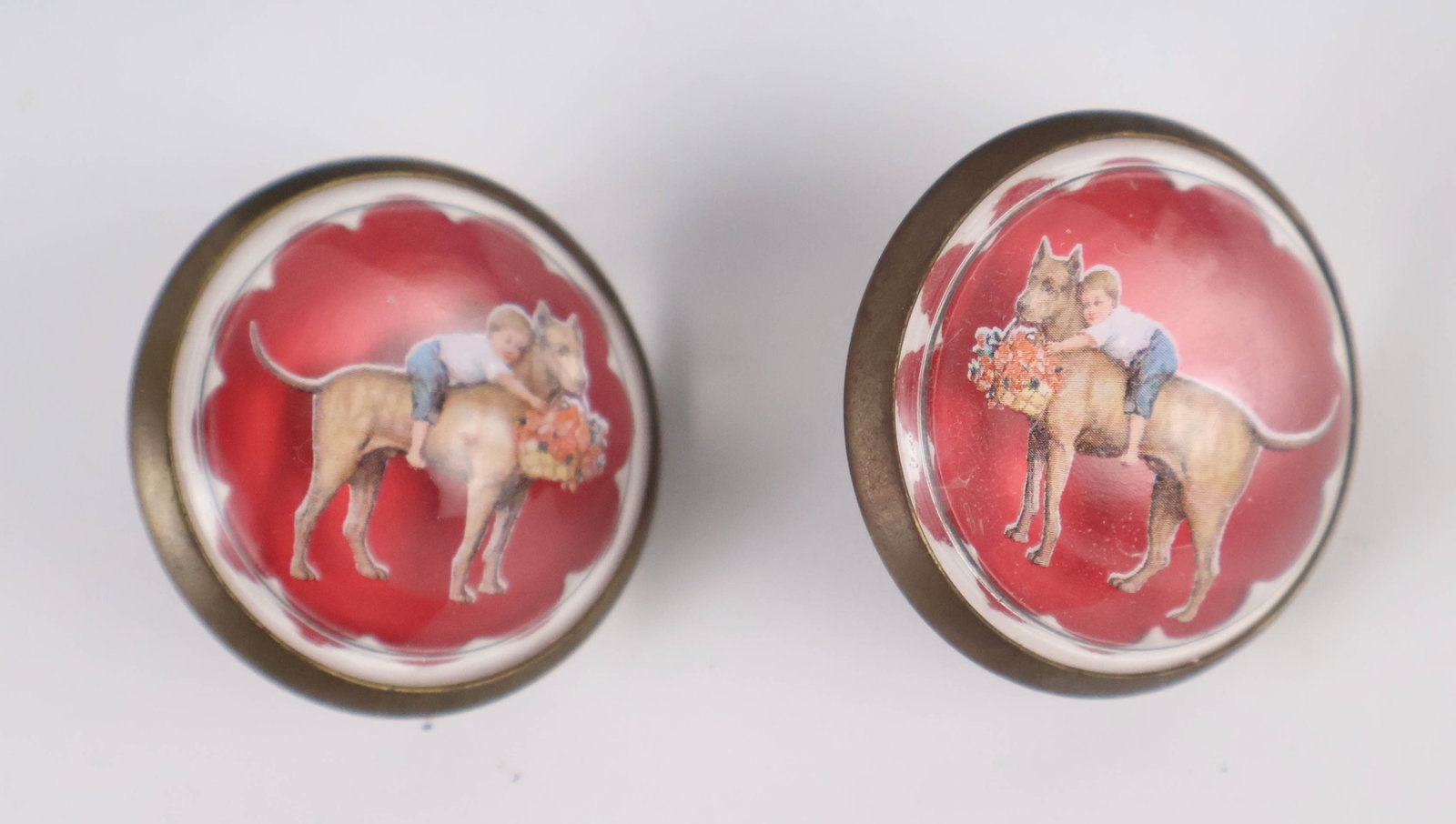Two Bridle Rosettes - 2