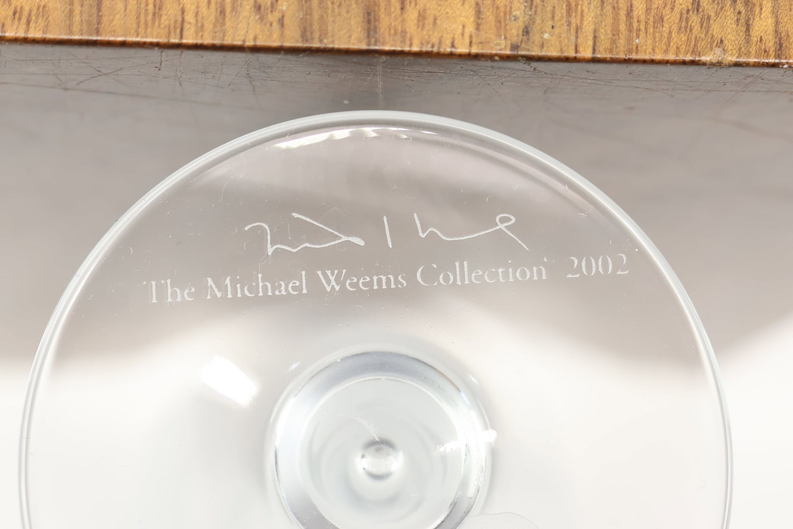 Five Chris Baker-Salmon Wine Glasses - 10
