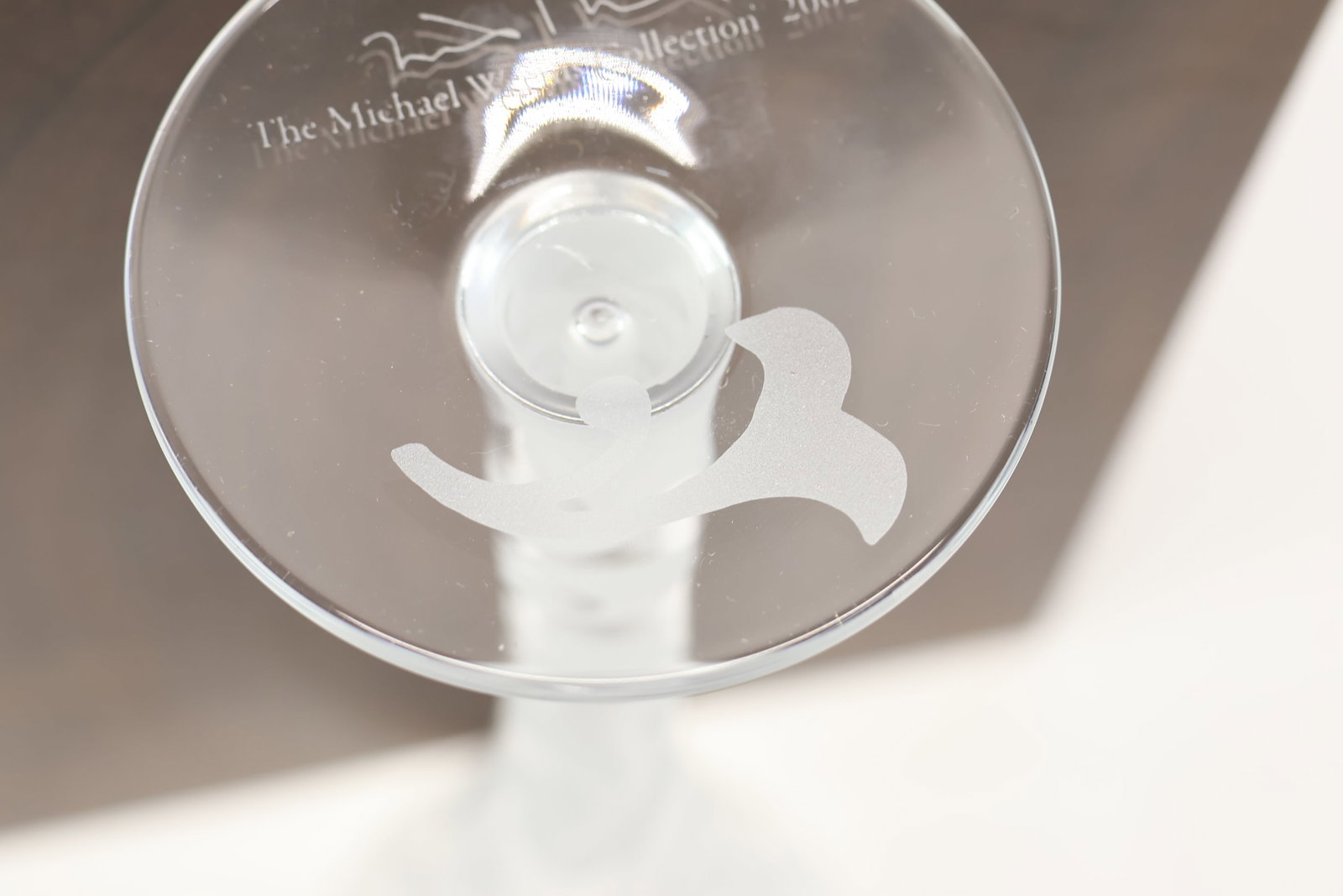 Five Chris Baker-Salmon Wine Glasses - 11