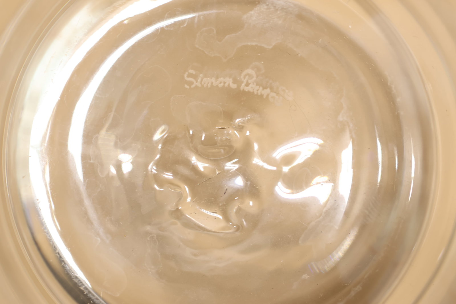 Five Simon Pearce Glass Table Articles - 16
