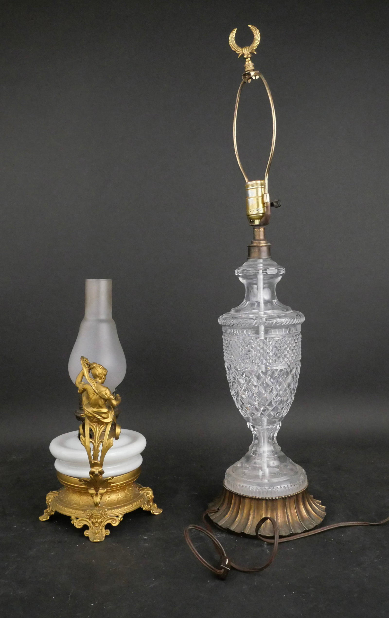 Neoclassical Ormolu-Mounted Oil Lamp - 10