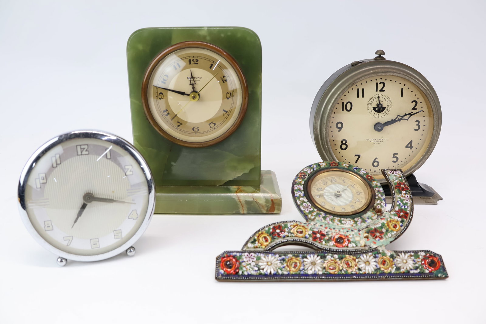 Vintage Art Deco Hammond Onyx Table Clock (1 of 17)