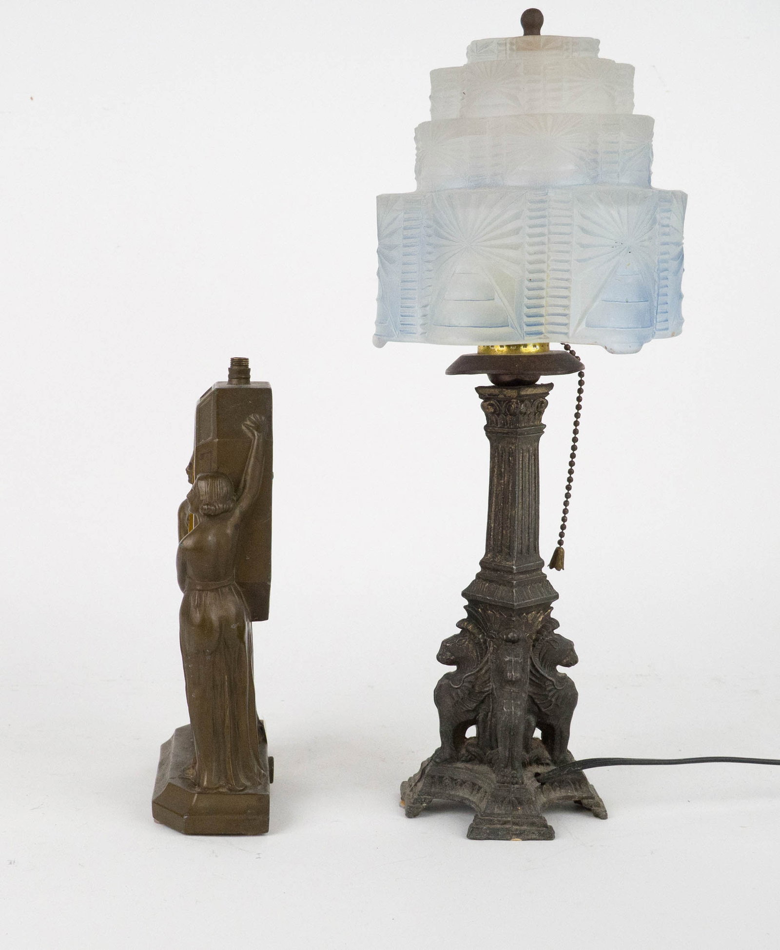 Art Deco Figural Clock - 6