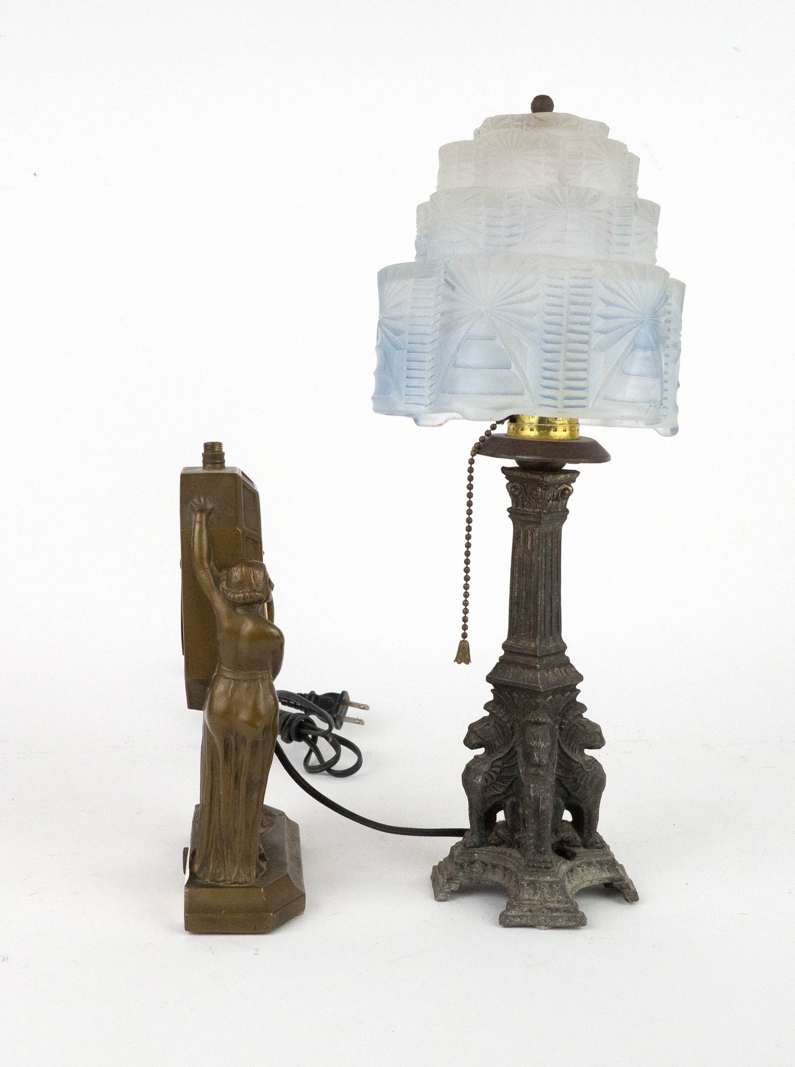 Art Deco Figural Clock - 9
