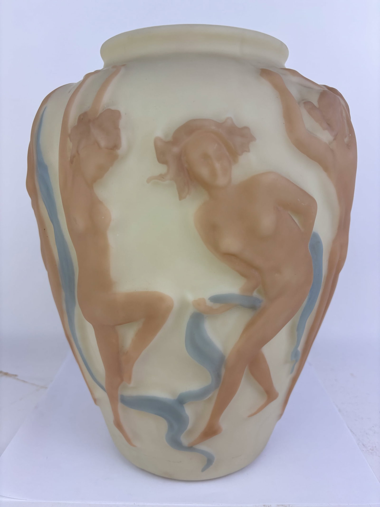 Phoenix/Consolidated Glass Company Dancing Nudes Vase (1 of 8)