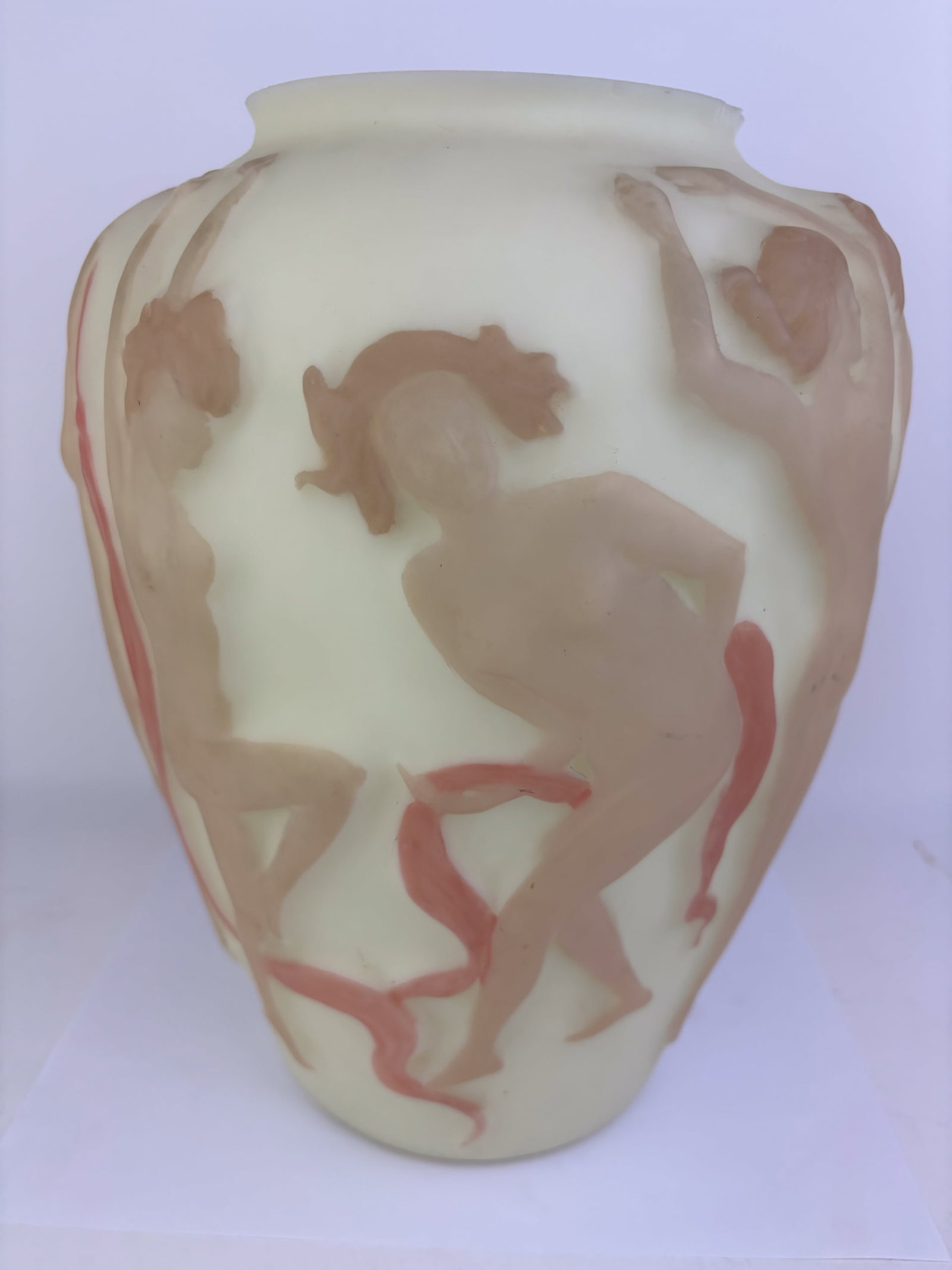 Phoenix/Consolidated Glass Company Dancing Nudes Vase (1 of 8)