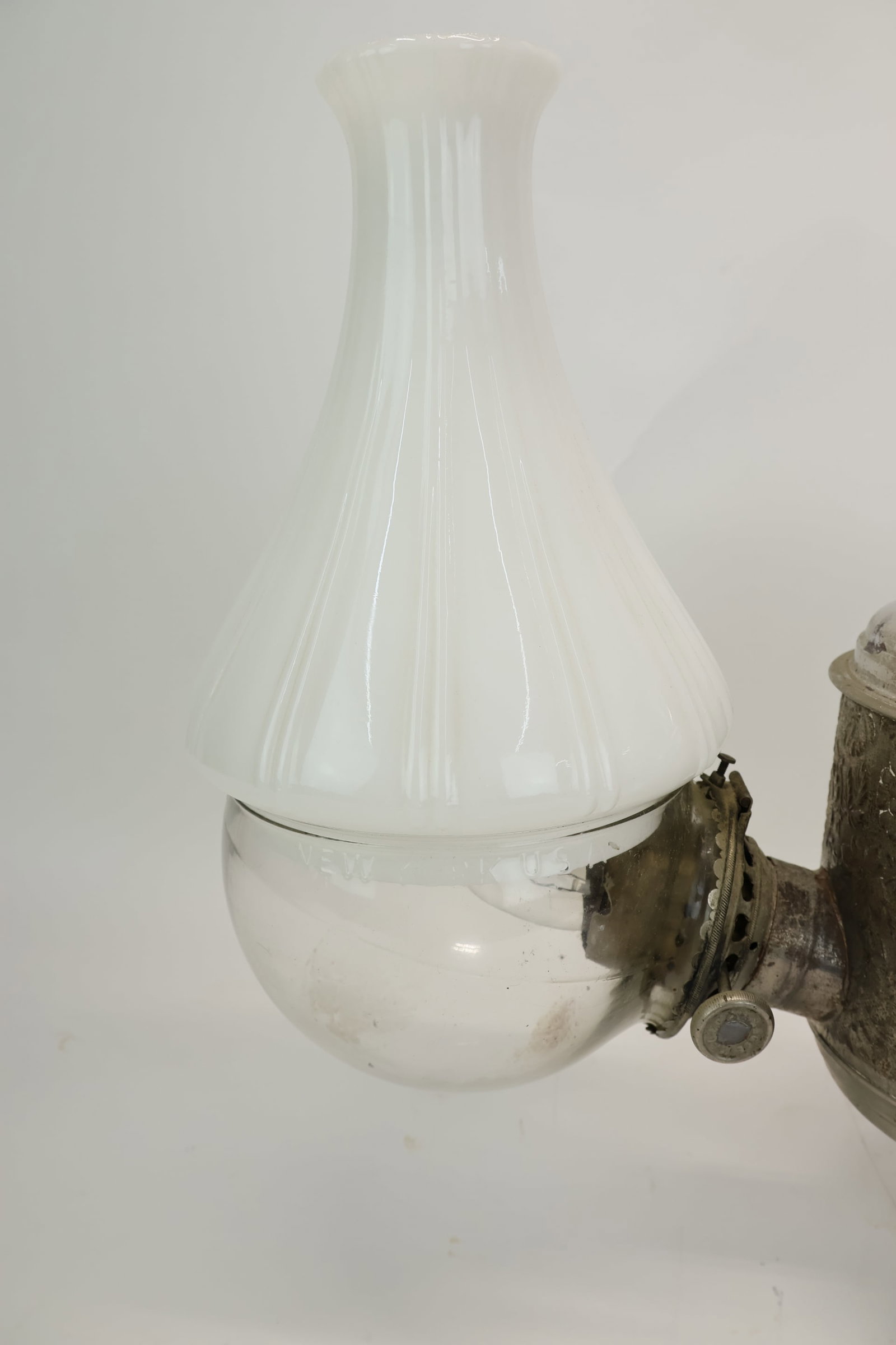 Antique Double Arm Angle Lamp - 4