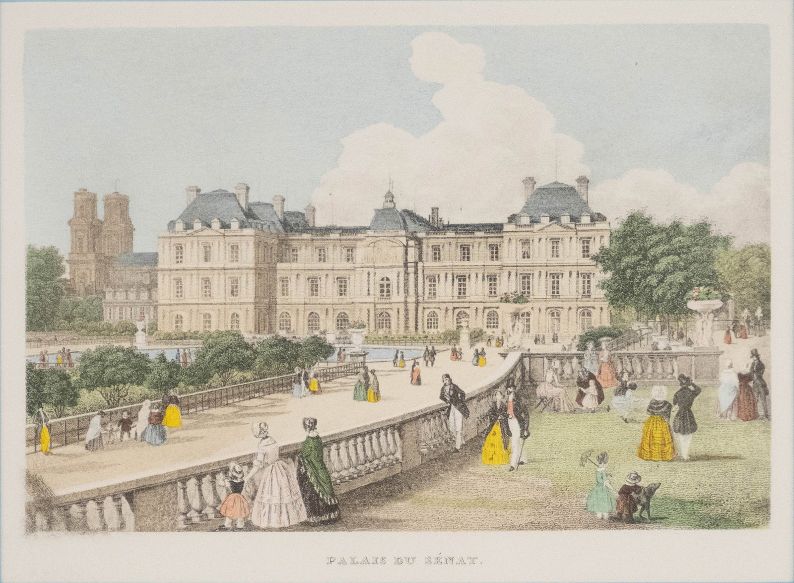 Two French Scenes, Colored Engravings - 2