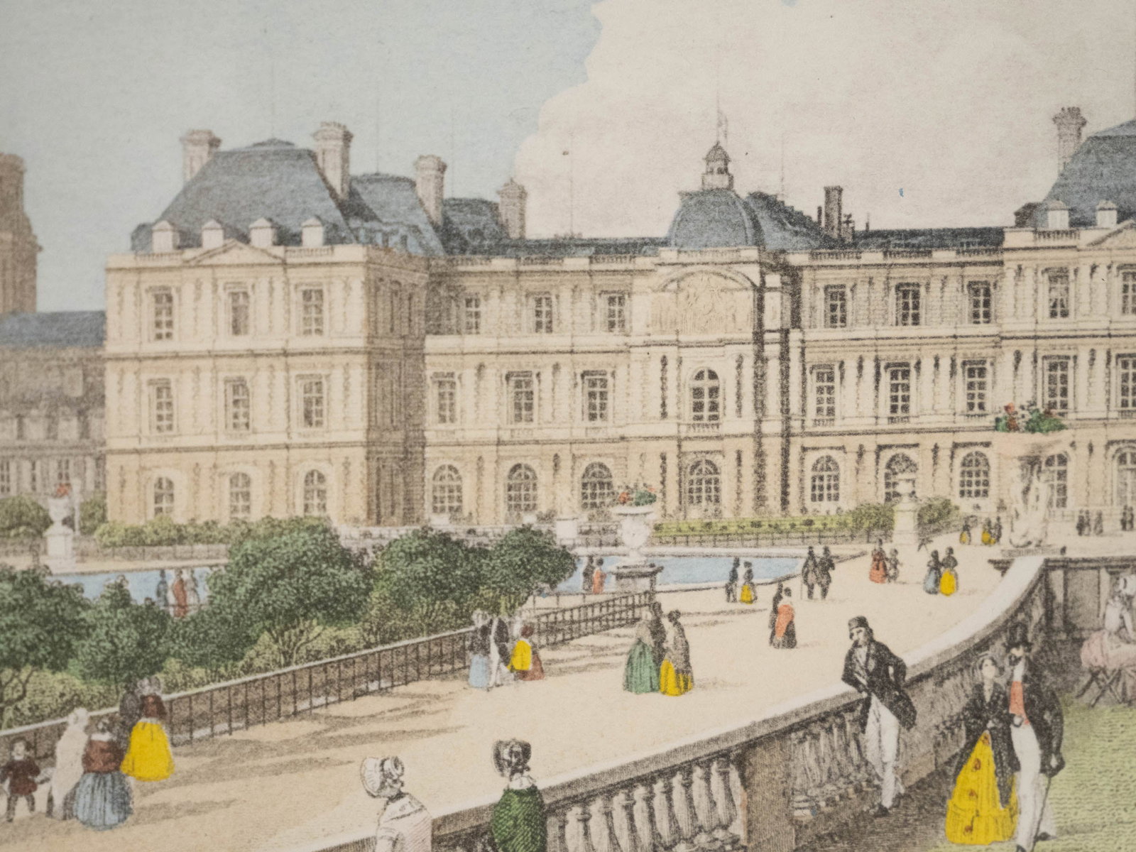 Two French Scenes, Colored Engravings - 4