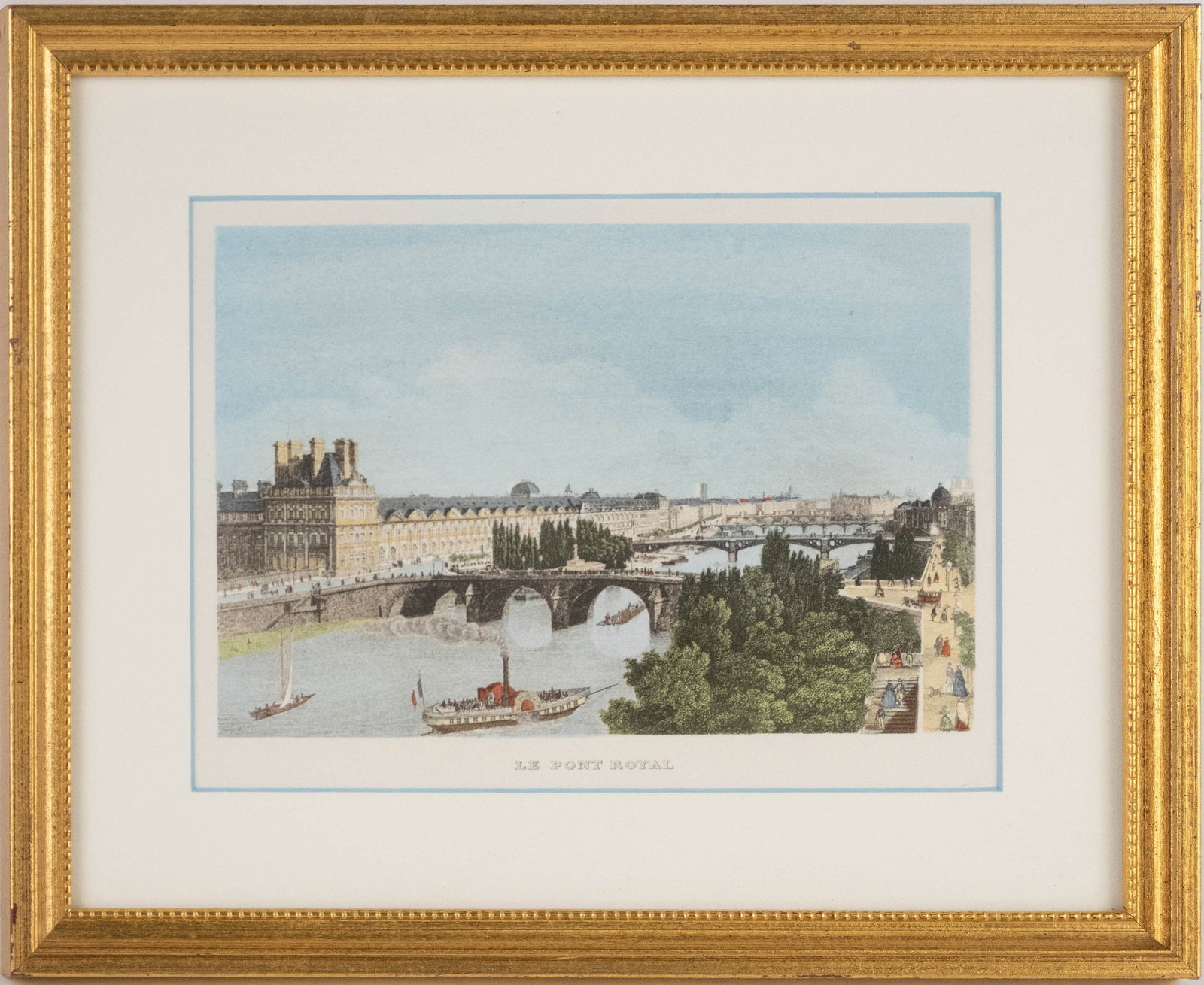 Two French Scenes, Colored Engravings - 8