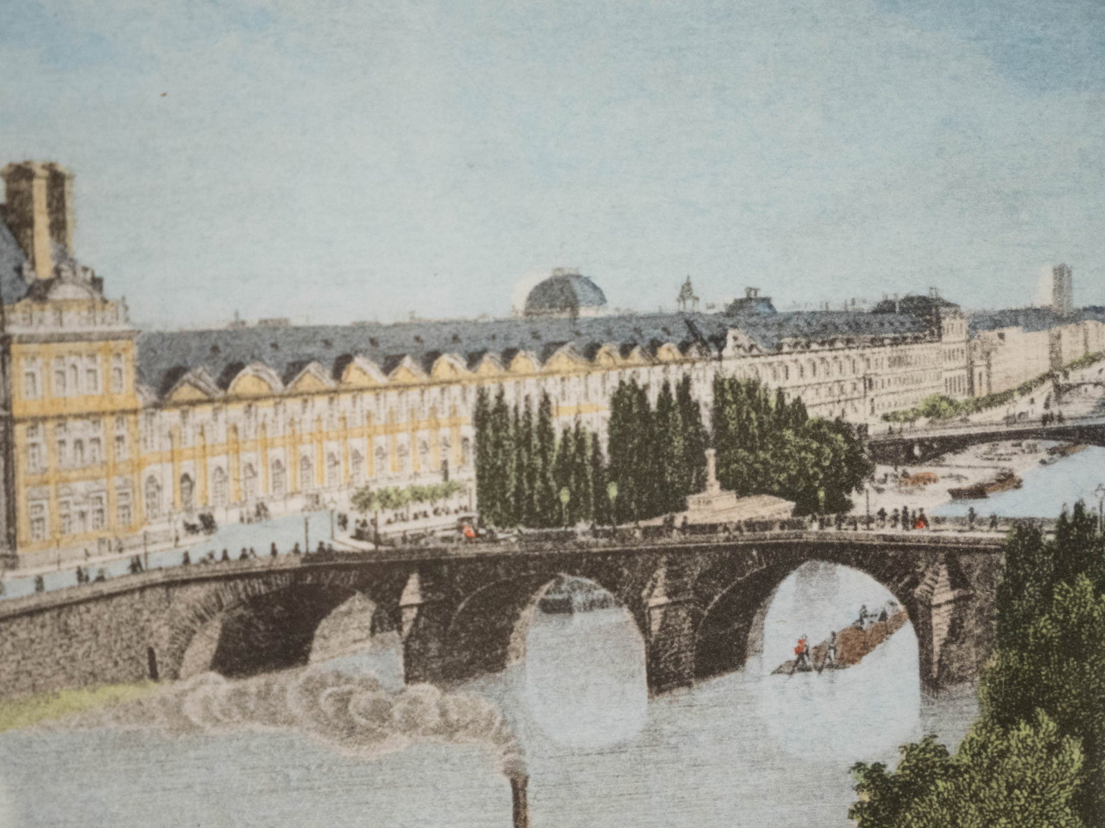 Two French Scenes, Colored Engravings - 9