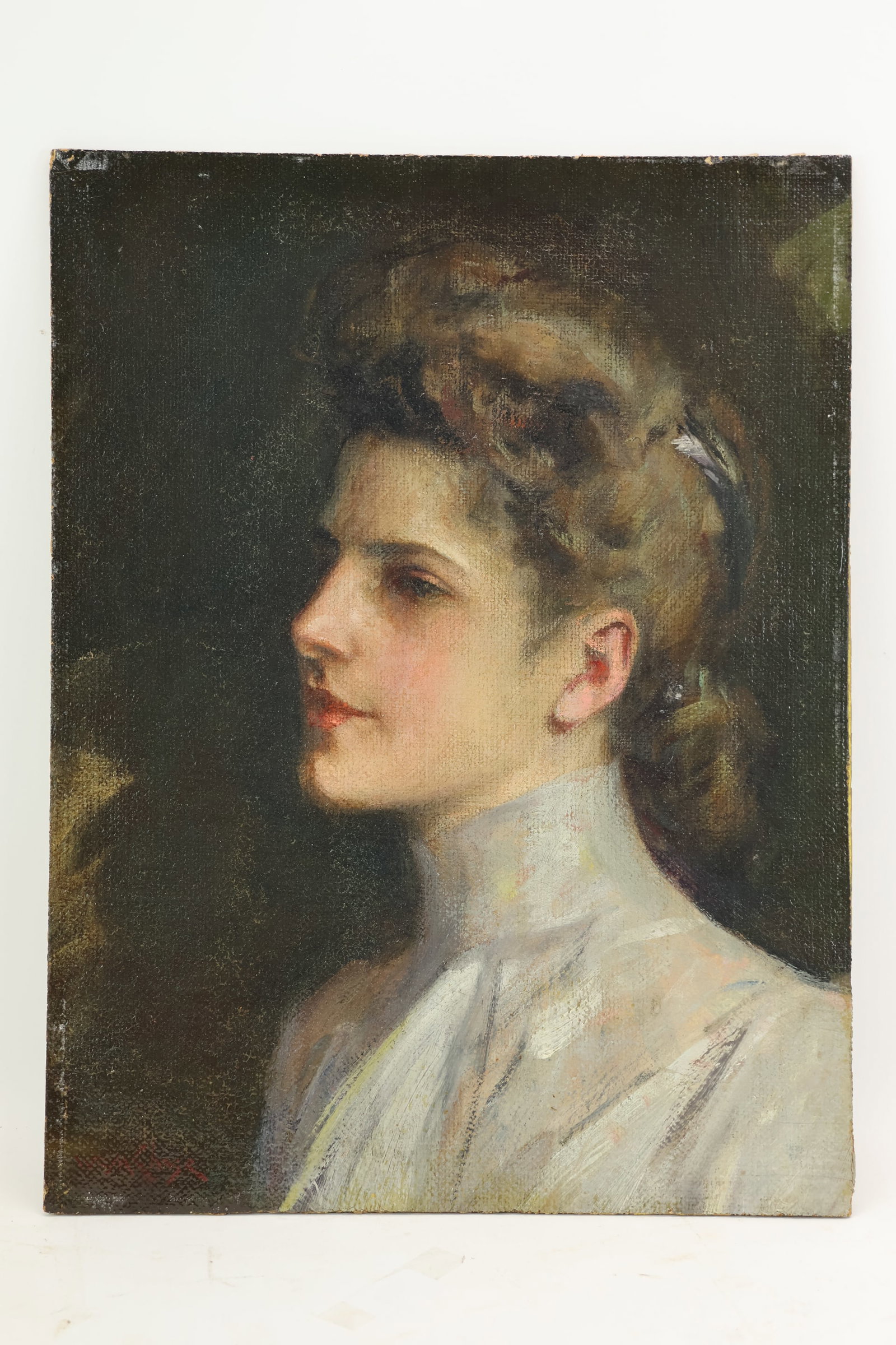 After William Merritt Chase Portrait of a Young Woman (1 of 11)