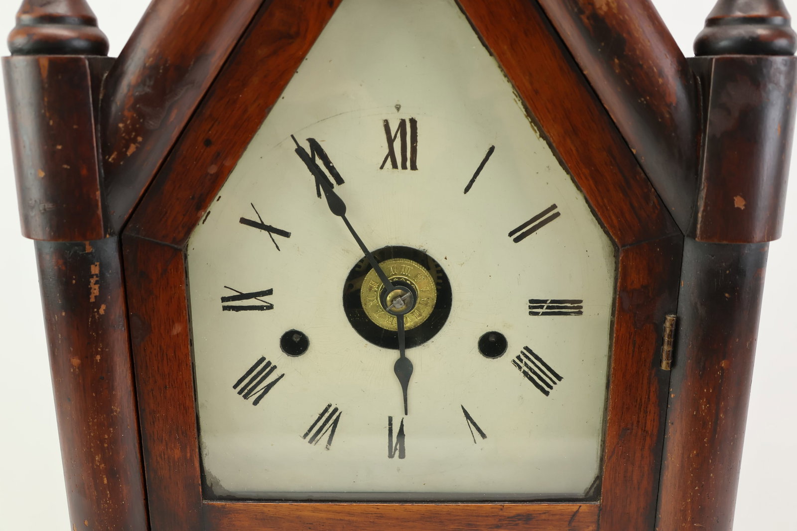 Seth Thomas Mahogany Steeple Clock - 3
