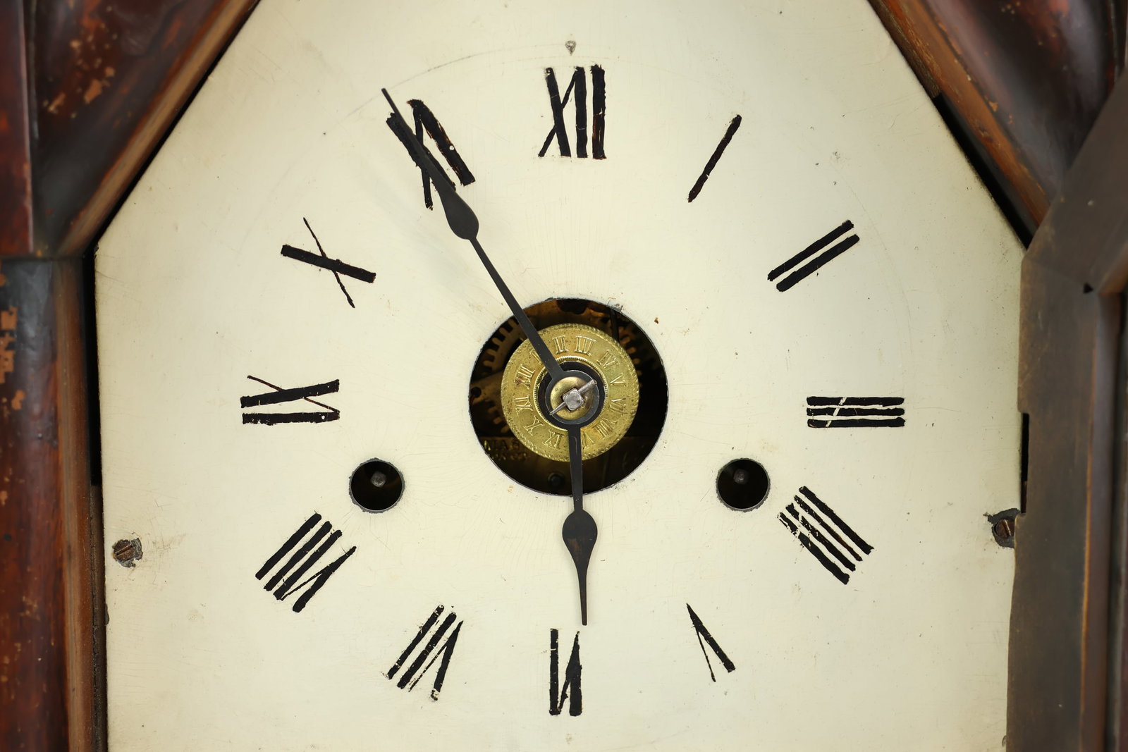 Seth Thomas Mahogany Steeple Clock - 5