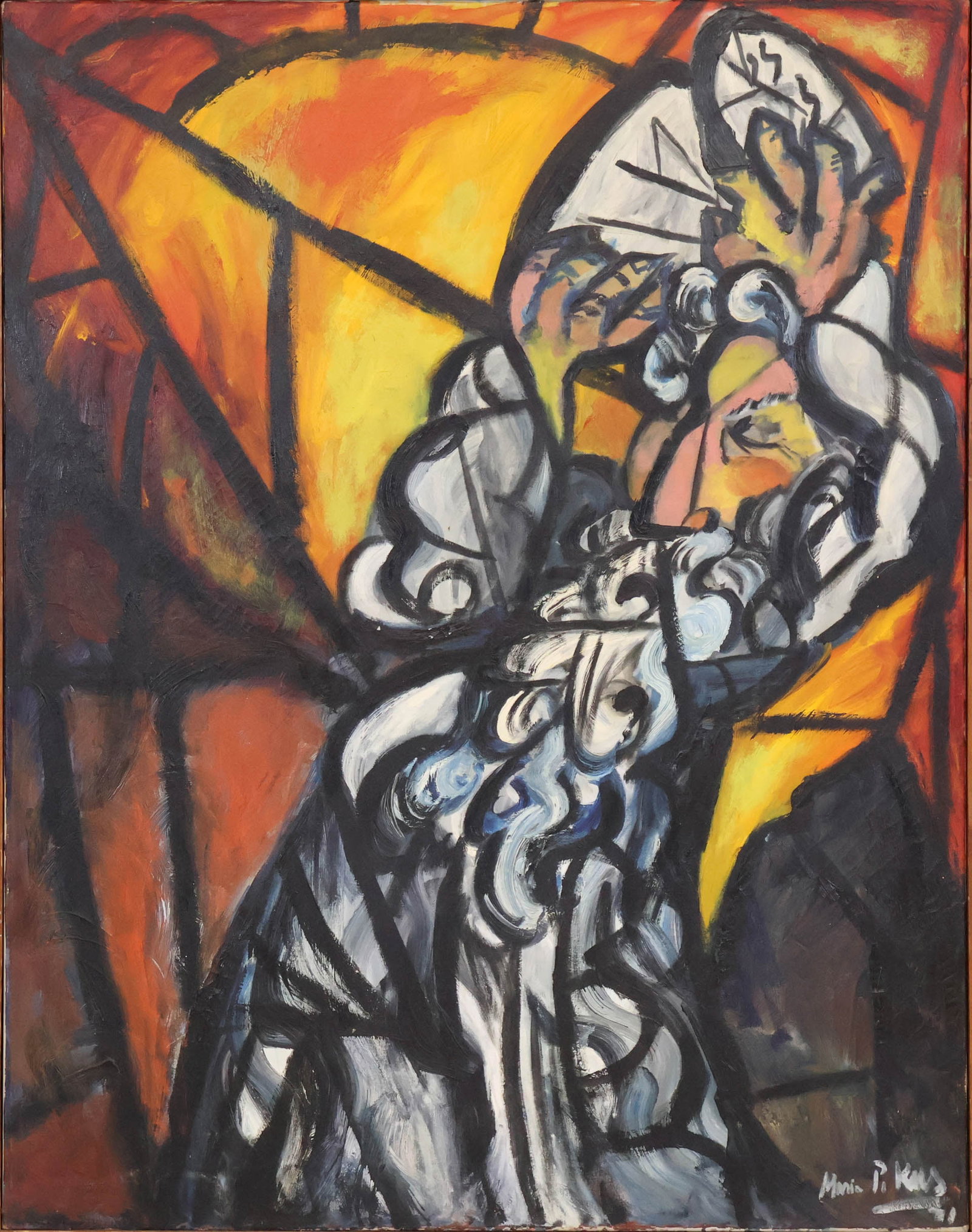 Abstract Moses, Oil on Canvas (1 of 15)