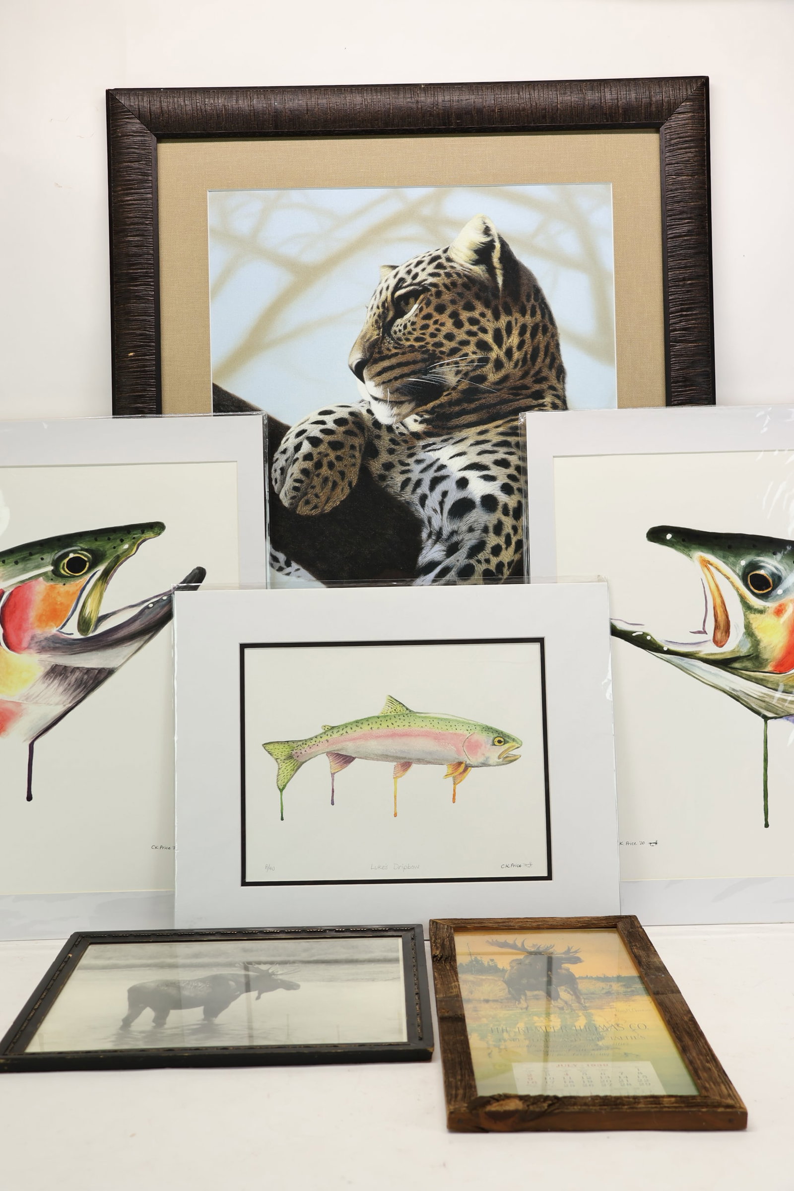 Three C.K. Price Prints of Fish (1 of 19)