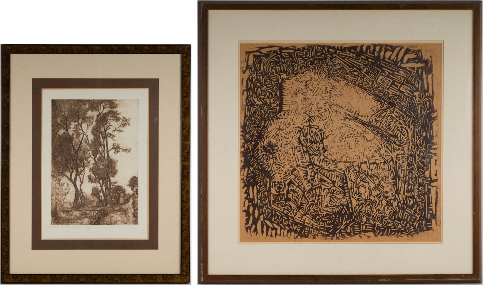 Michael Kohler, Edge of the Forest, Etching (1 of 11)