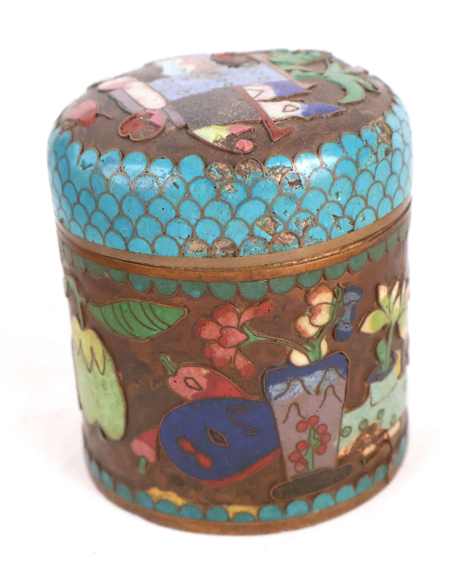 Chinese Cinnabar Vase - 13