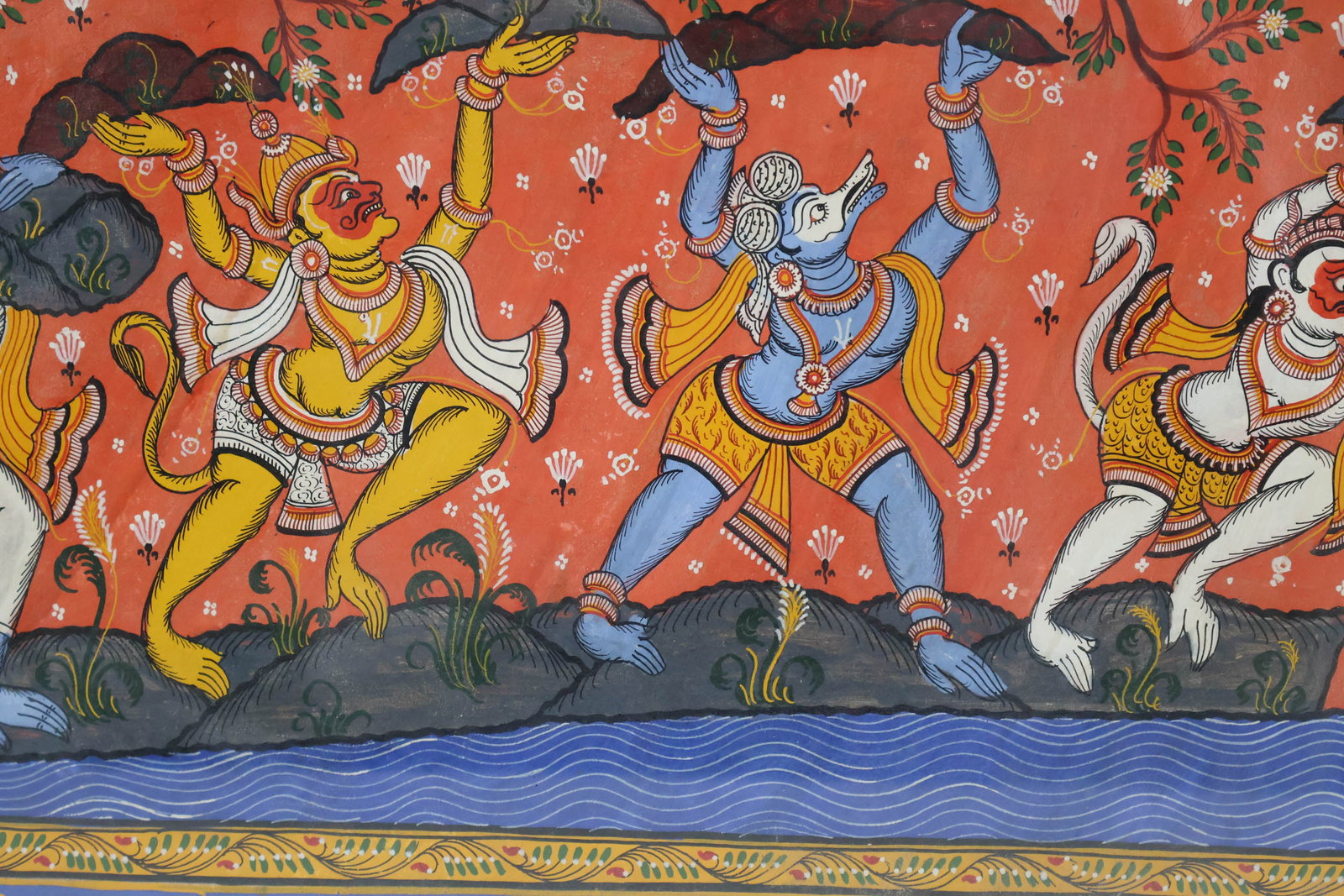 Polychrome Indian Pattachitra Painting - 6