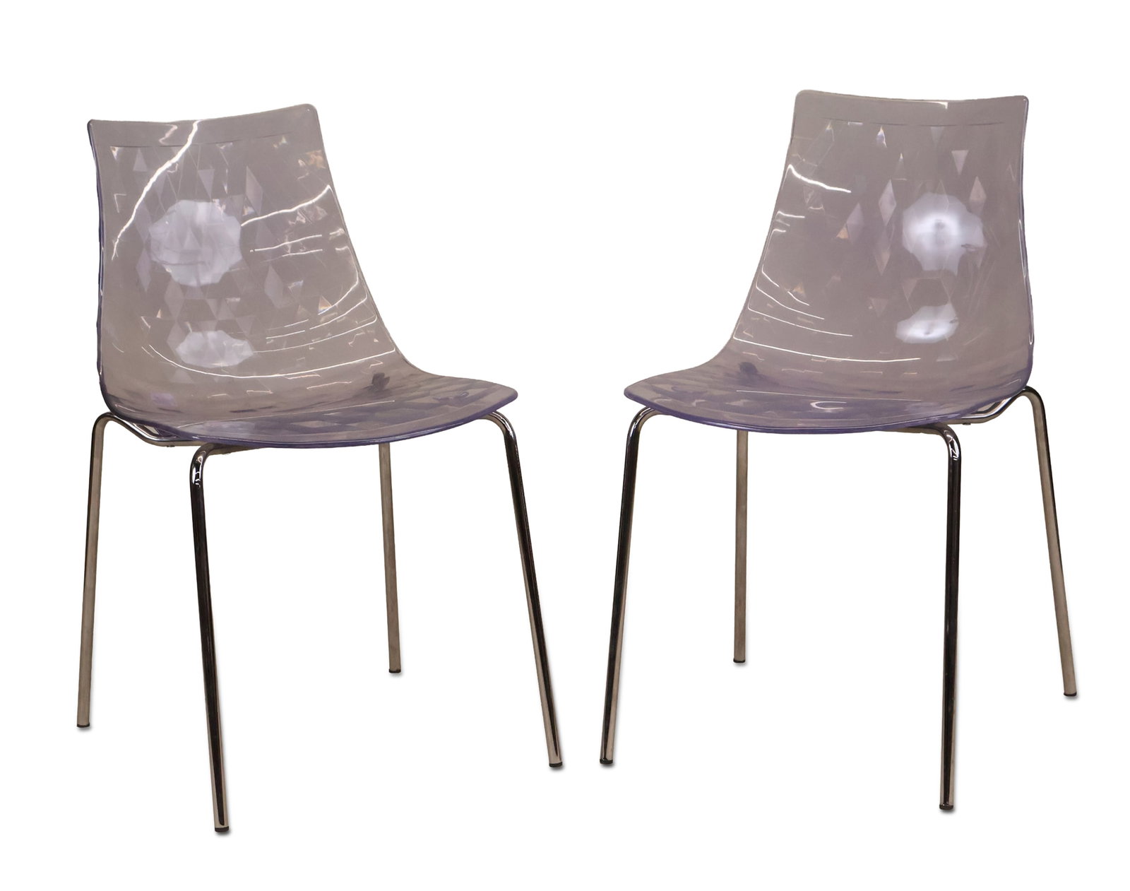 Pair of Calligaris "Ice" Acrylic Chairs (1 of 11)