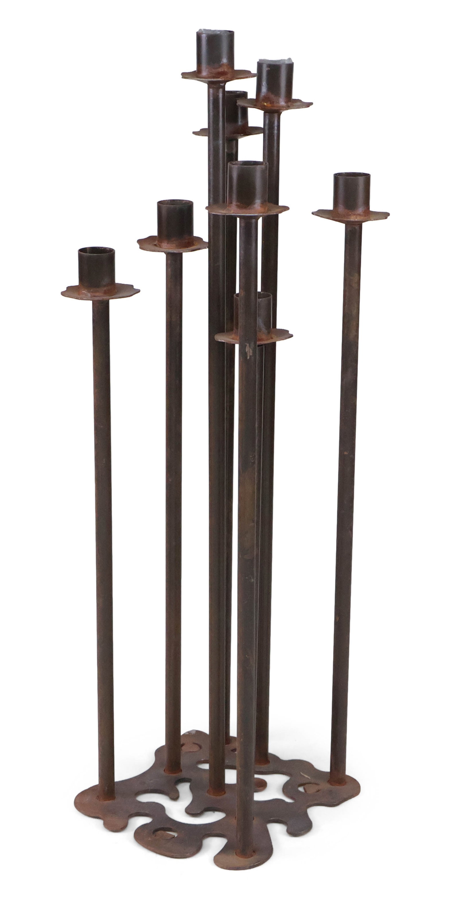 Modern Eight-light Iron Candelabra (1 of 10)