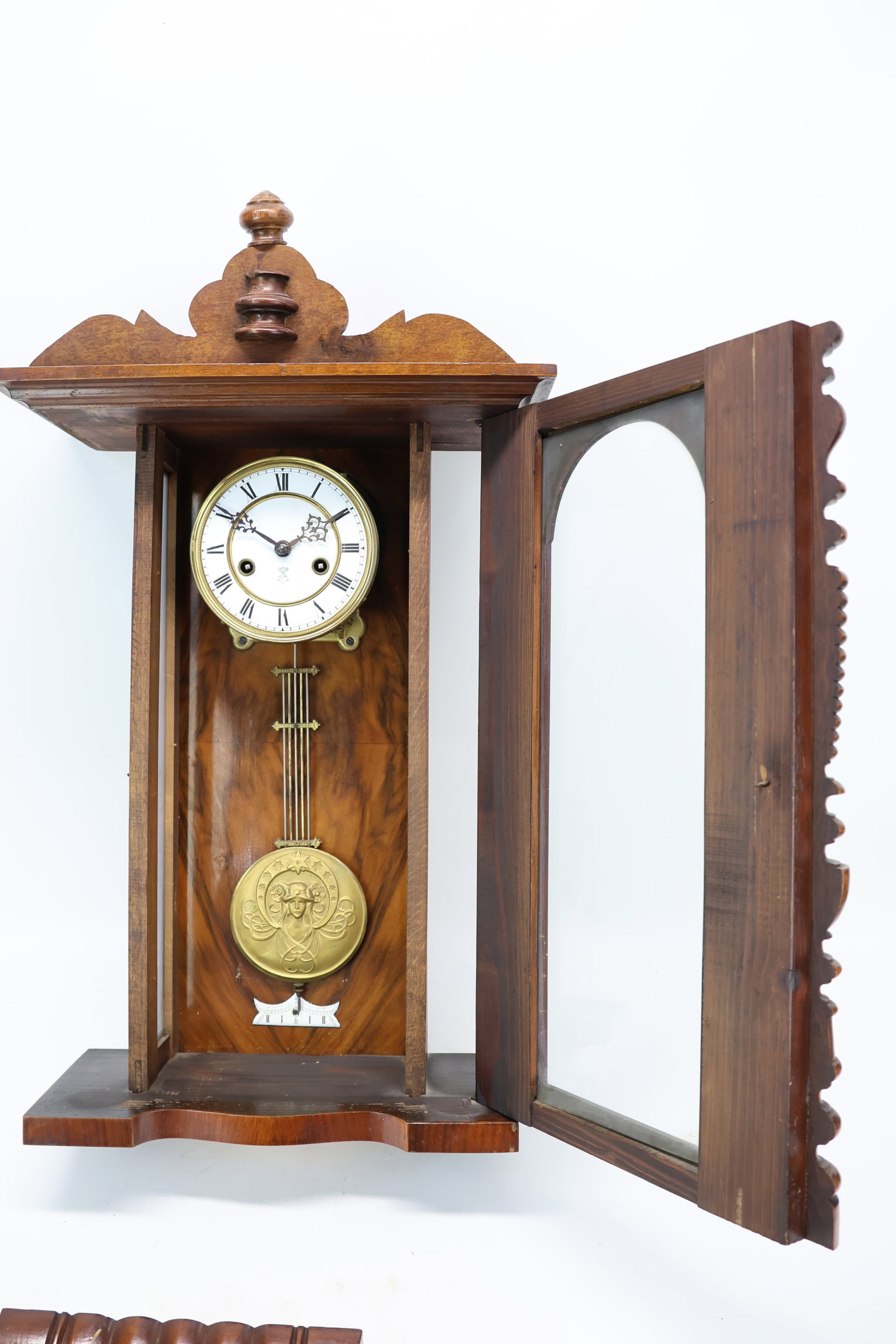 Gustav Becker Vienna Regulator Wall Clock - 5