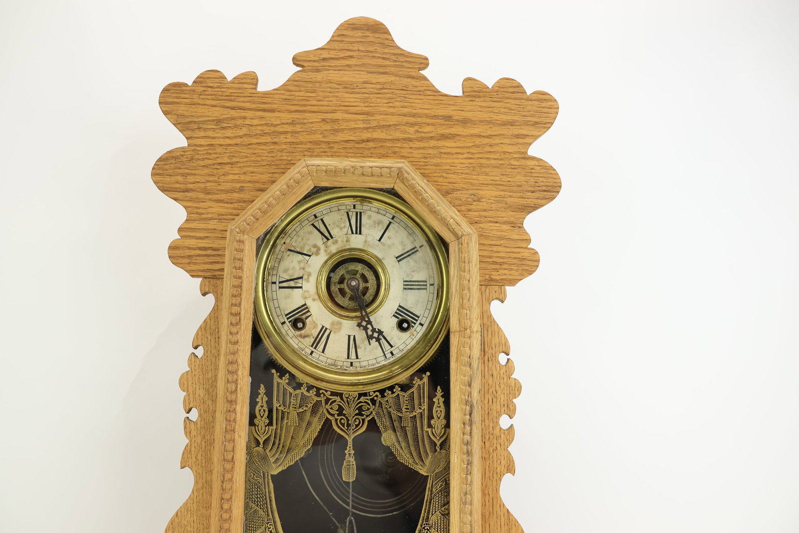 Antique Gilbert Gingerbread Clock - 2
