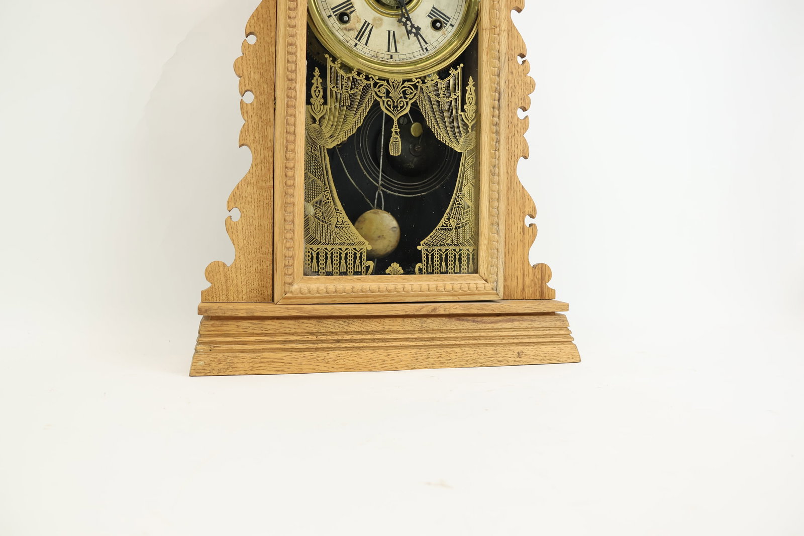 Antique Gilbert Gingerbread Clock - 3