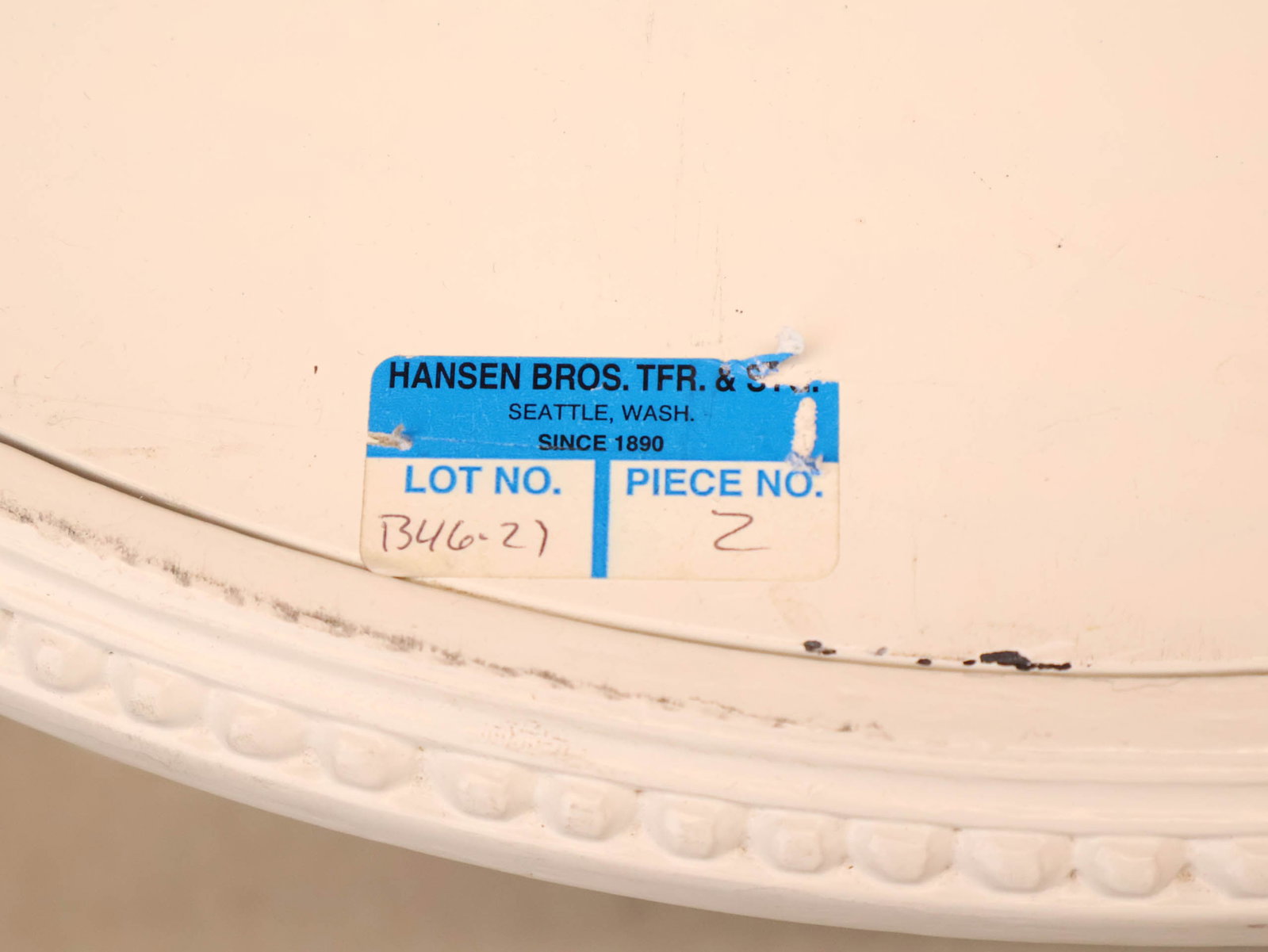 Neoclassical Style White-Painted Circular Low Table - 4