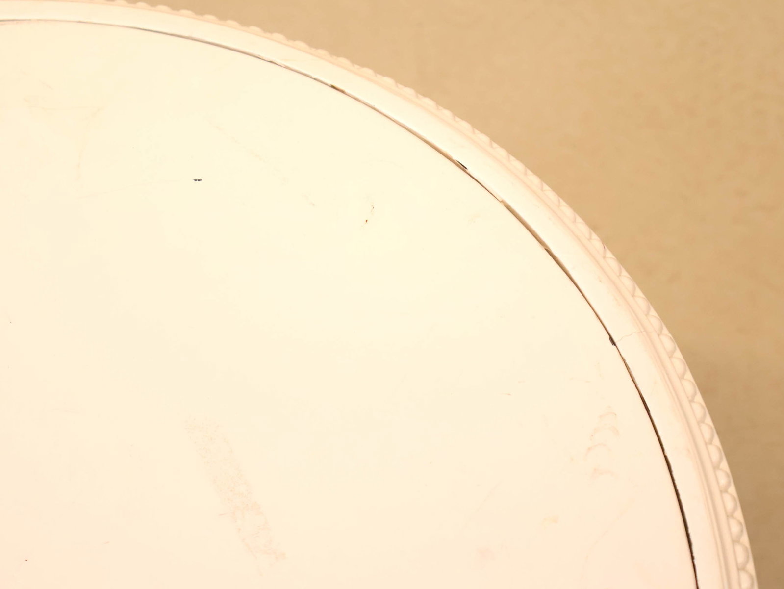 Neoclassical Style White-Painted Circular Low Table - 9