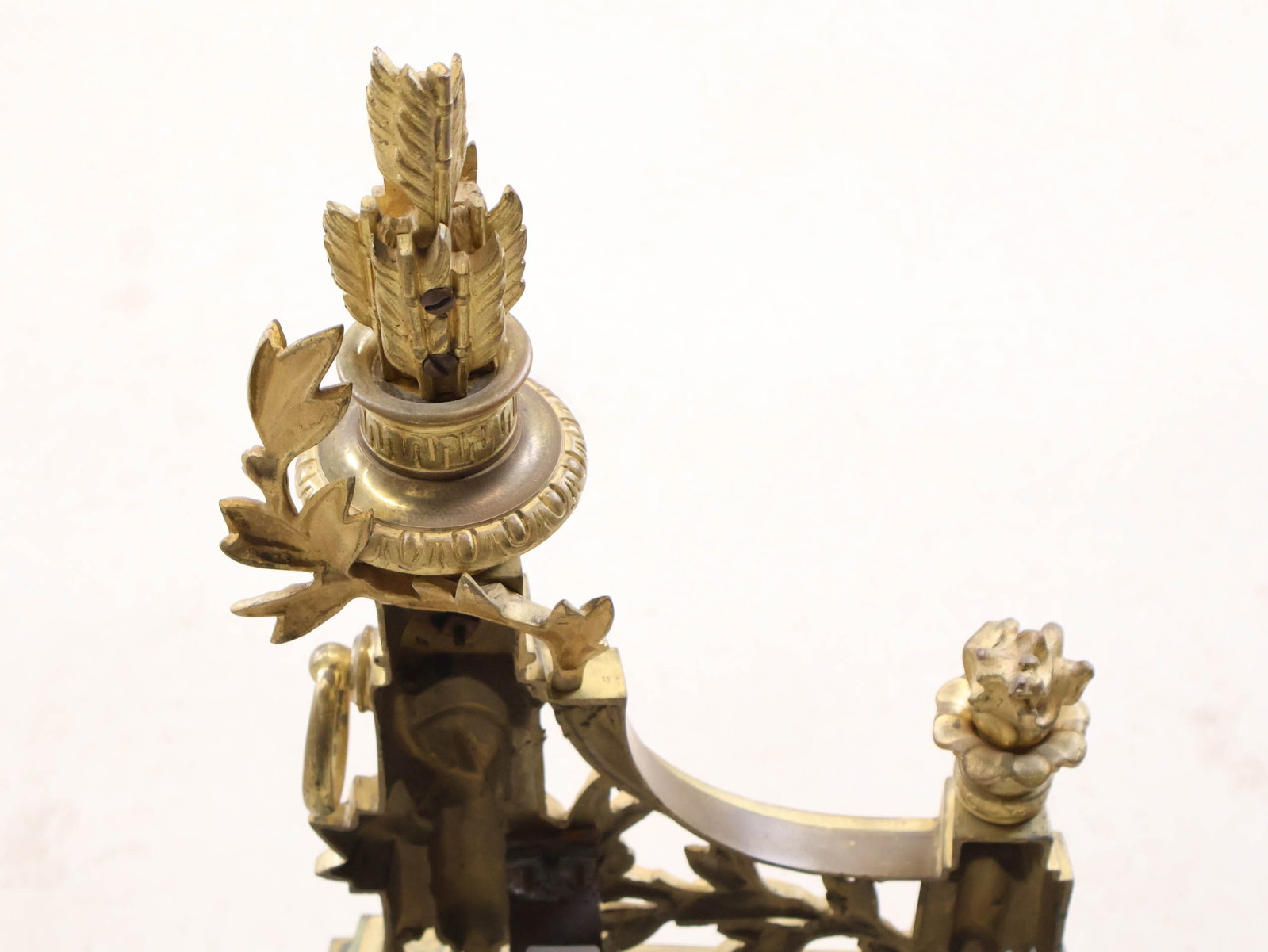 Louis XVI Style Ormolu Chenet - 12