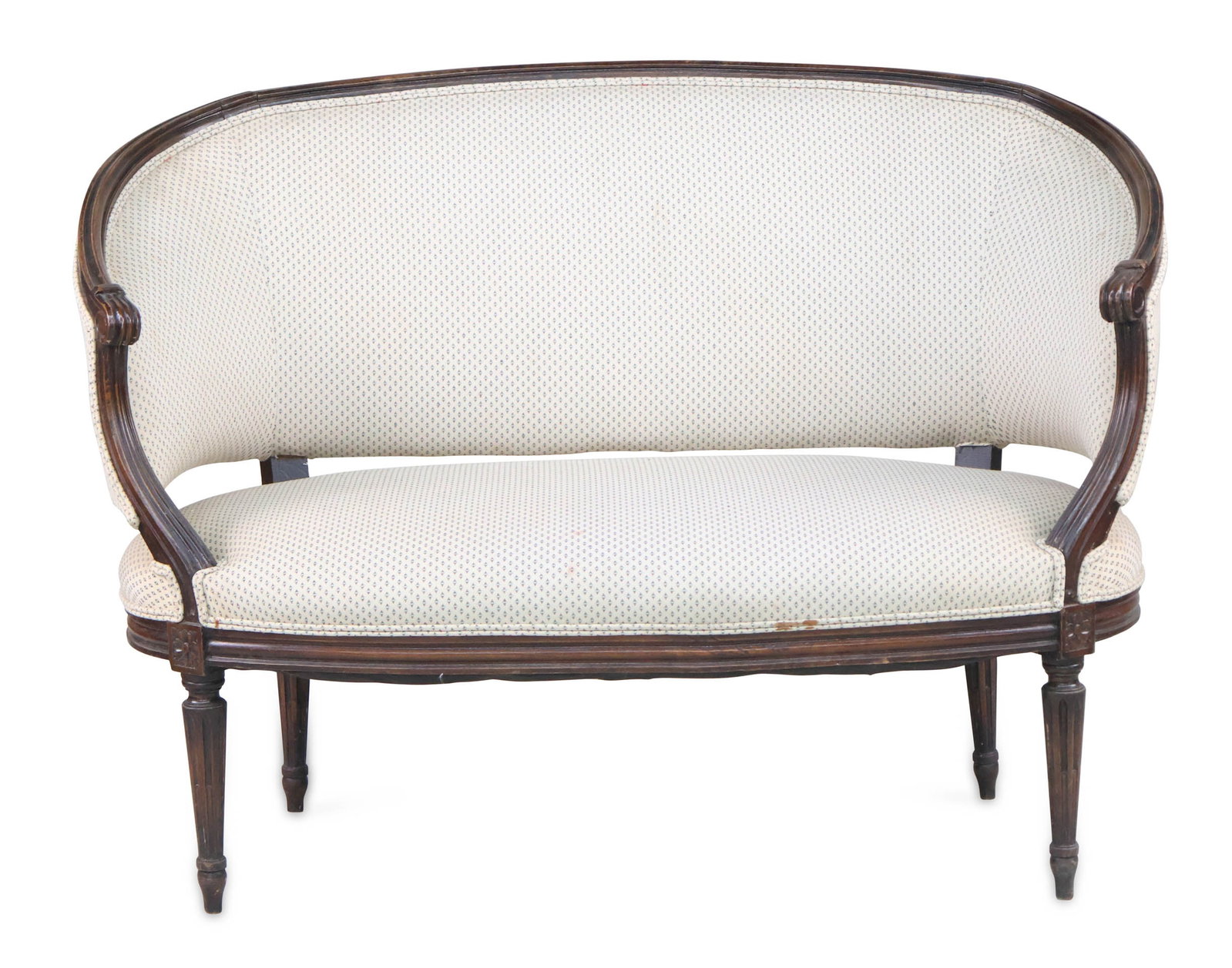 Louis XVI Style Mahogany Canape (1 of 12)