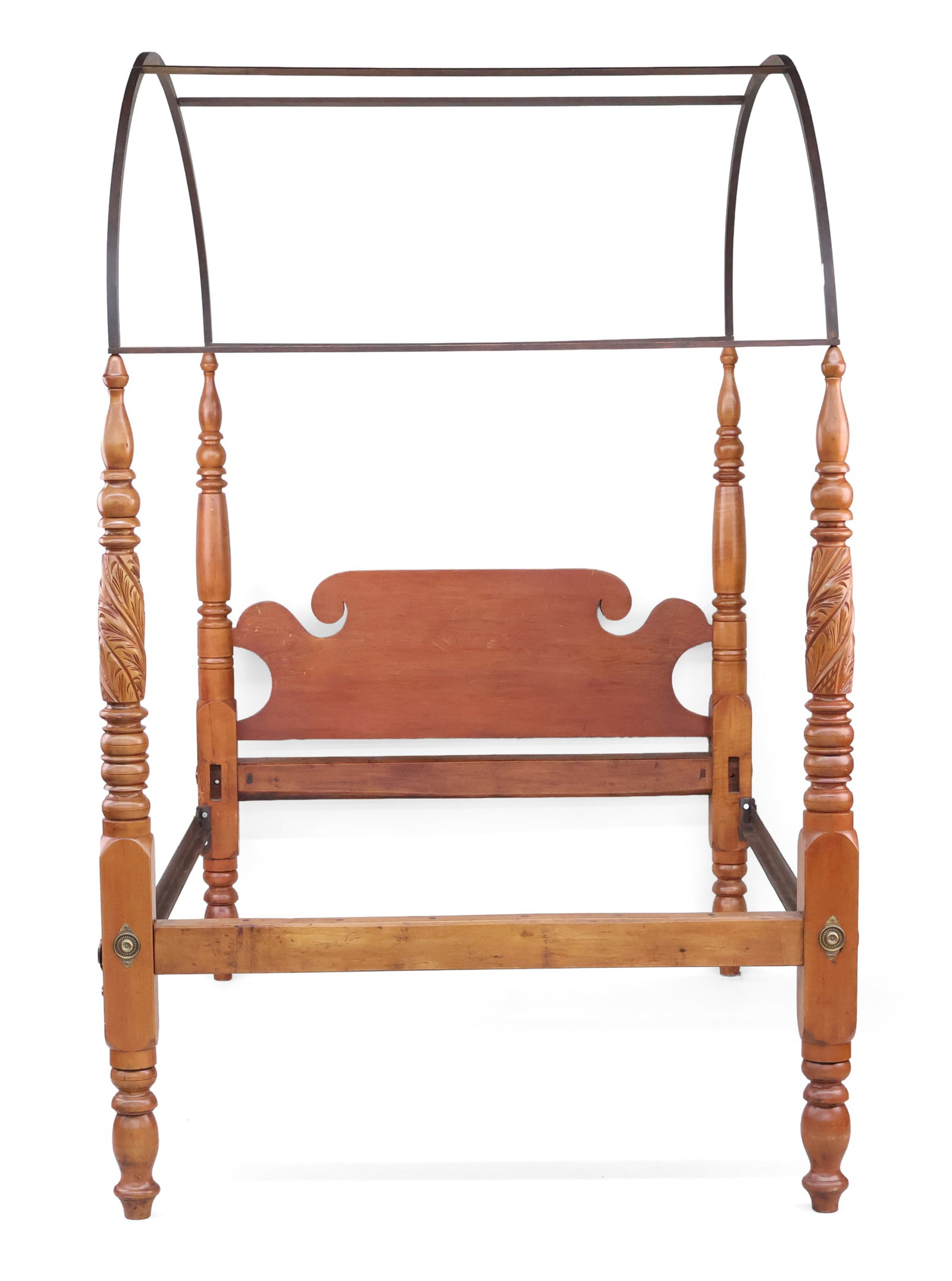 Federal Carved Maple Tester Bedstead (1 of 17)