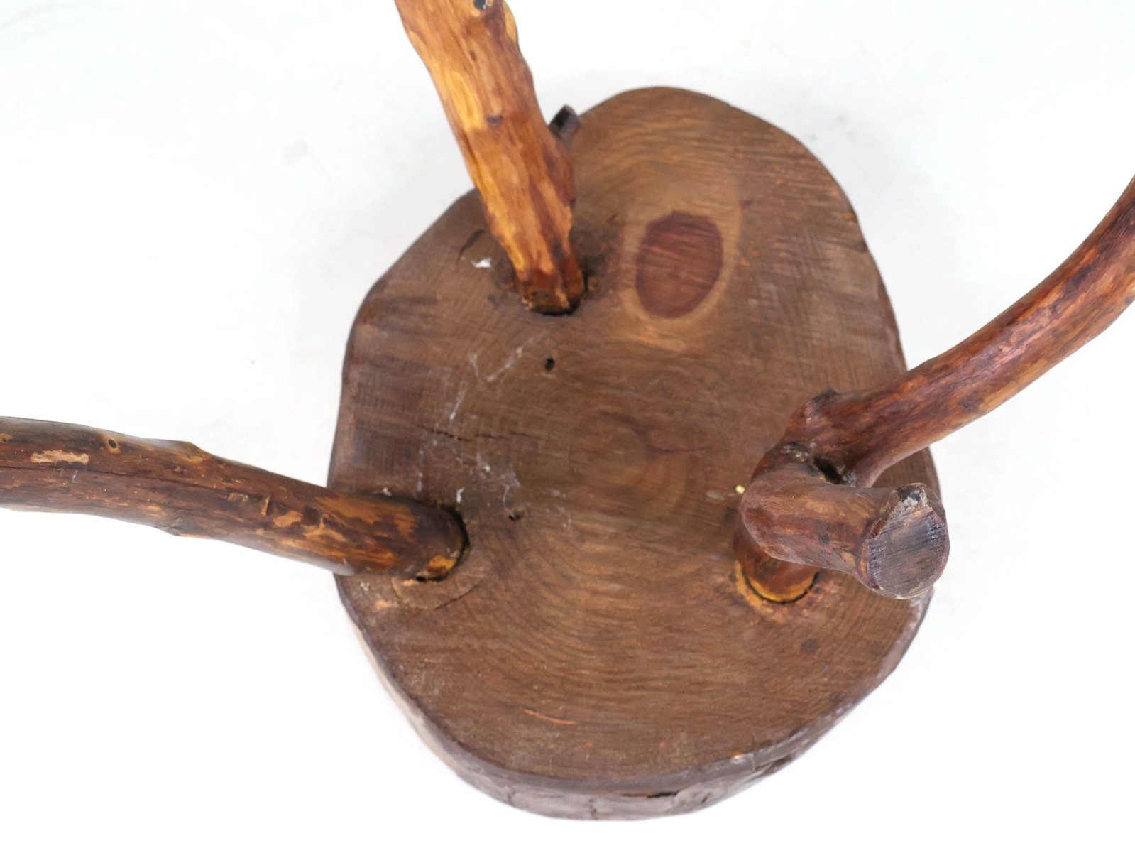 Tripod Tree Stump Stool - 8